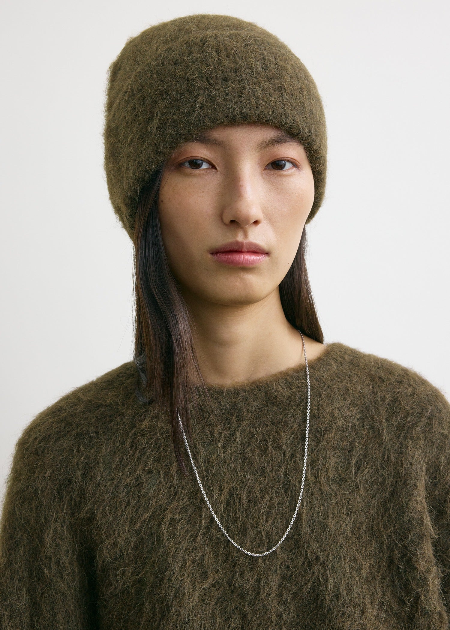 Alpaca knit beanie pepper - Image 2