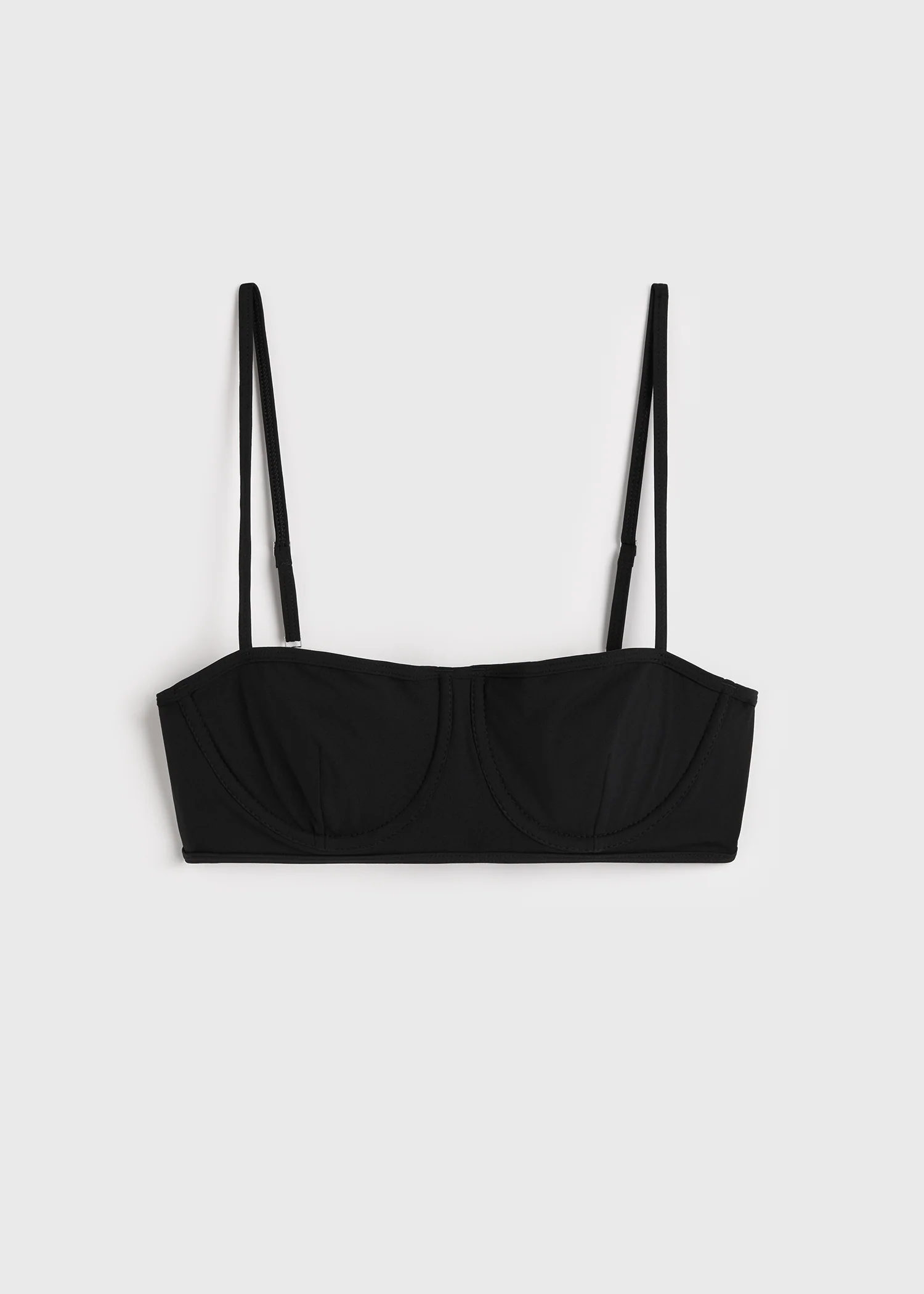 Balconette bikini top black - Image 6