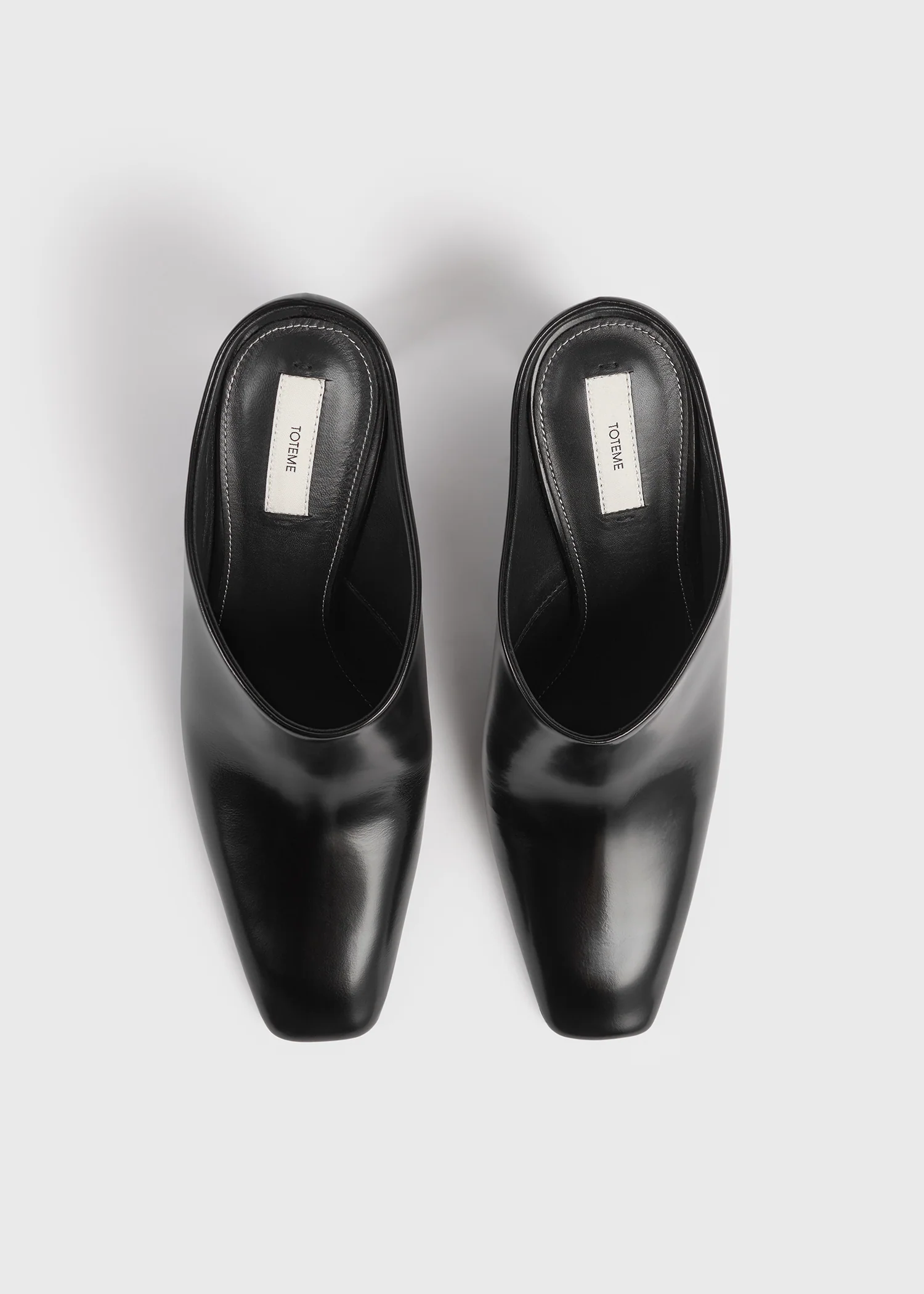 Bar leather mules black - Image 4