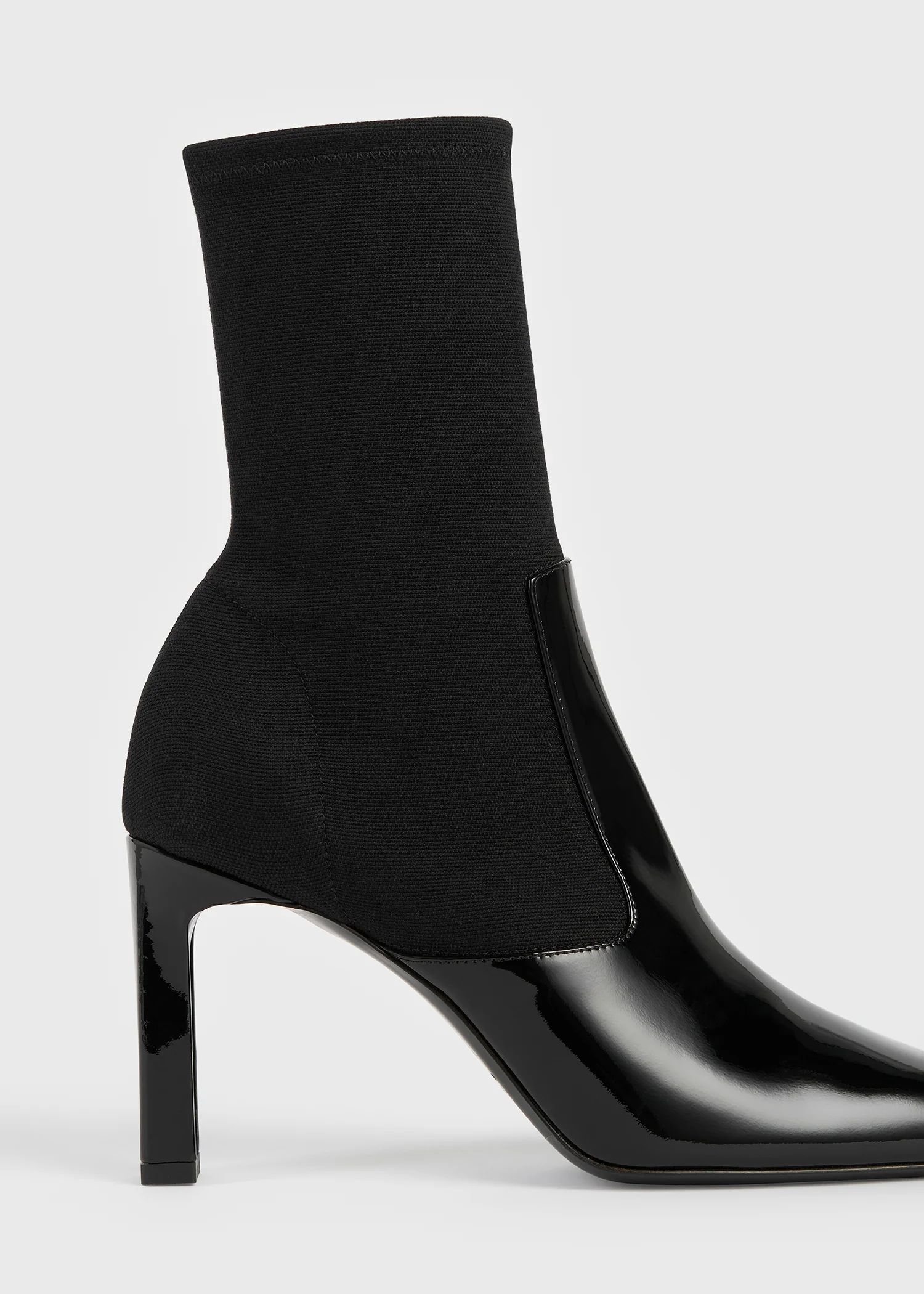 Bar patent boots black - Image 6