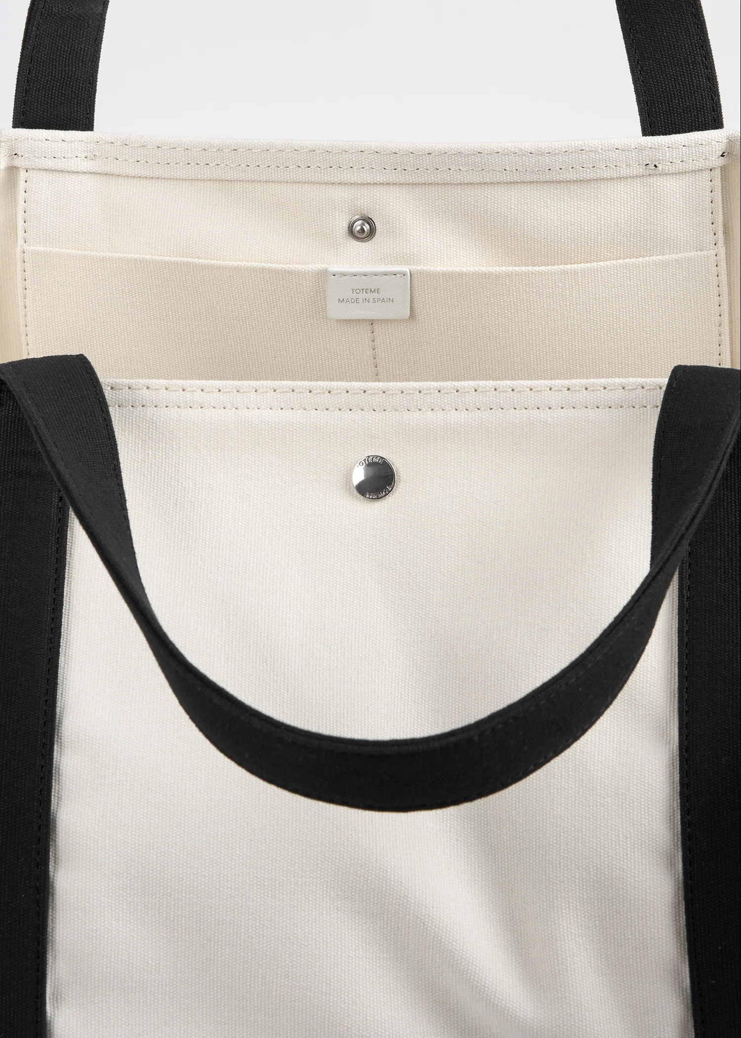 Beach tote ecru/black - Image 5