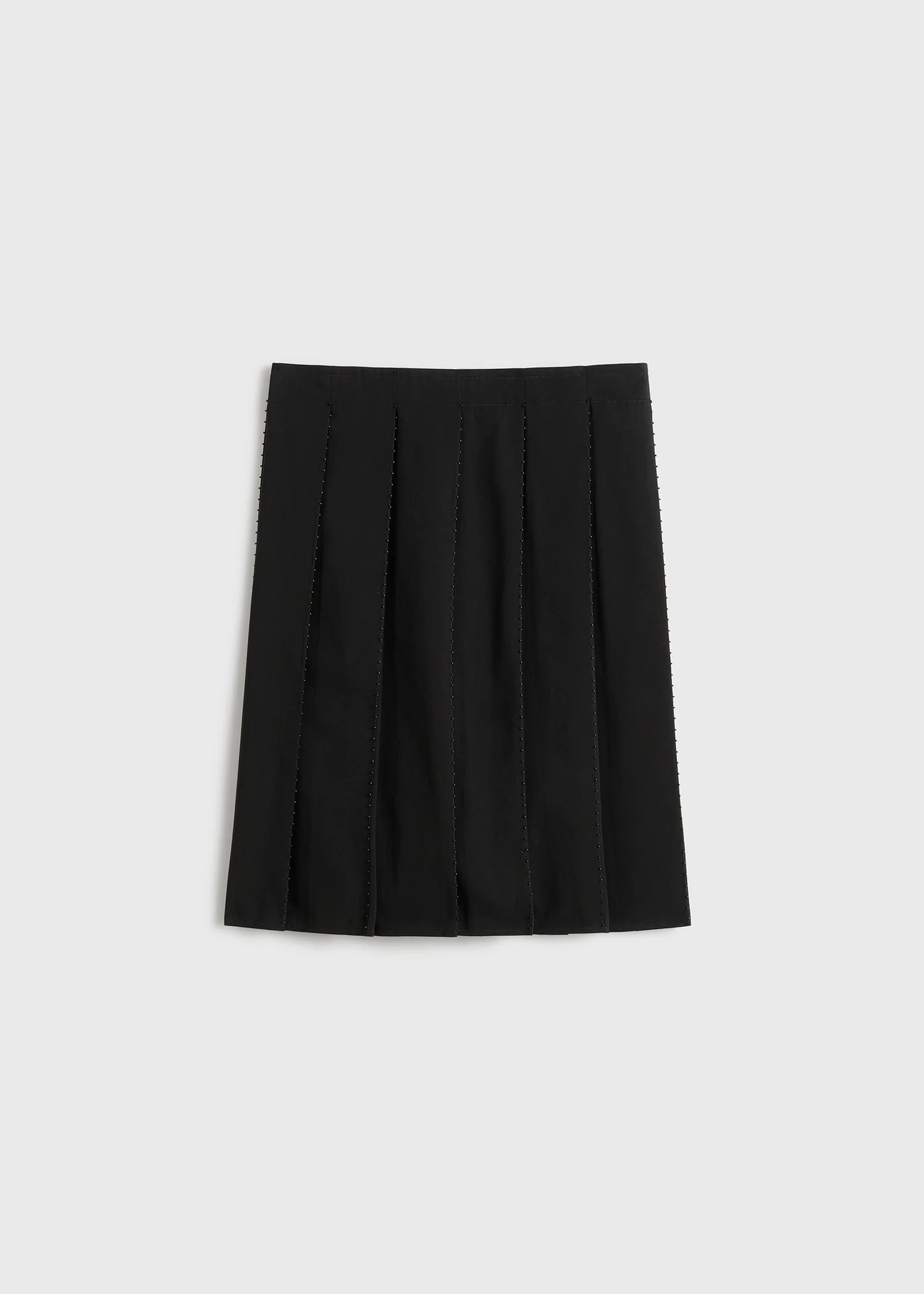 Beaded pleat skirt black - Image 5