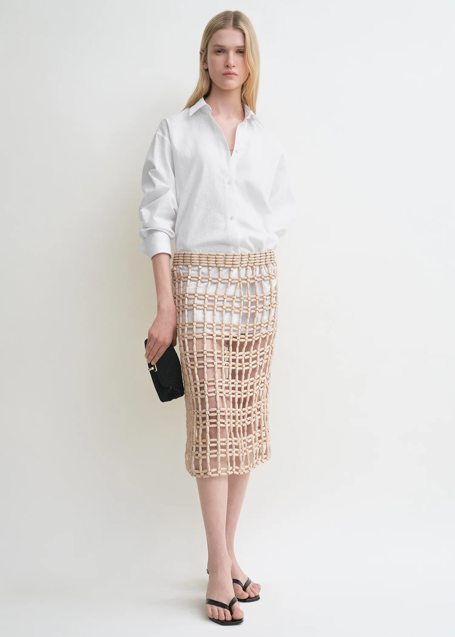Beaded skirt vanilla - Image 2