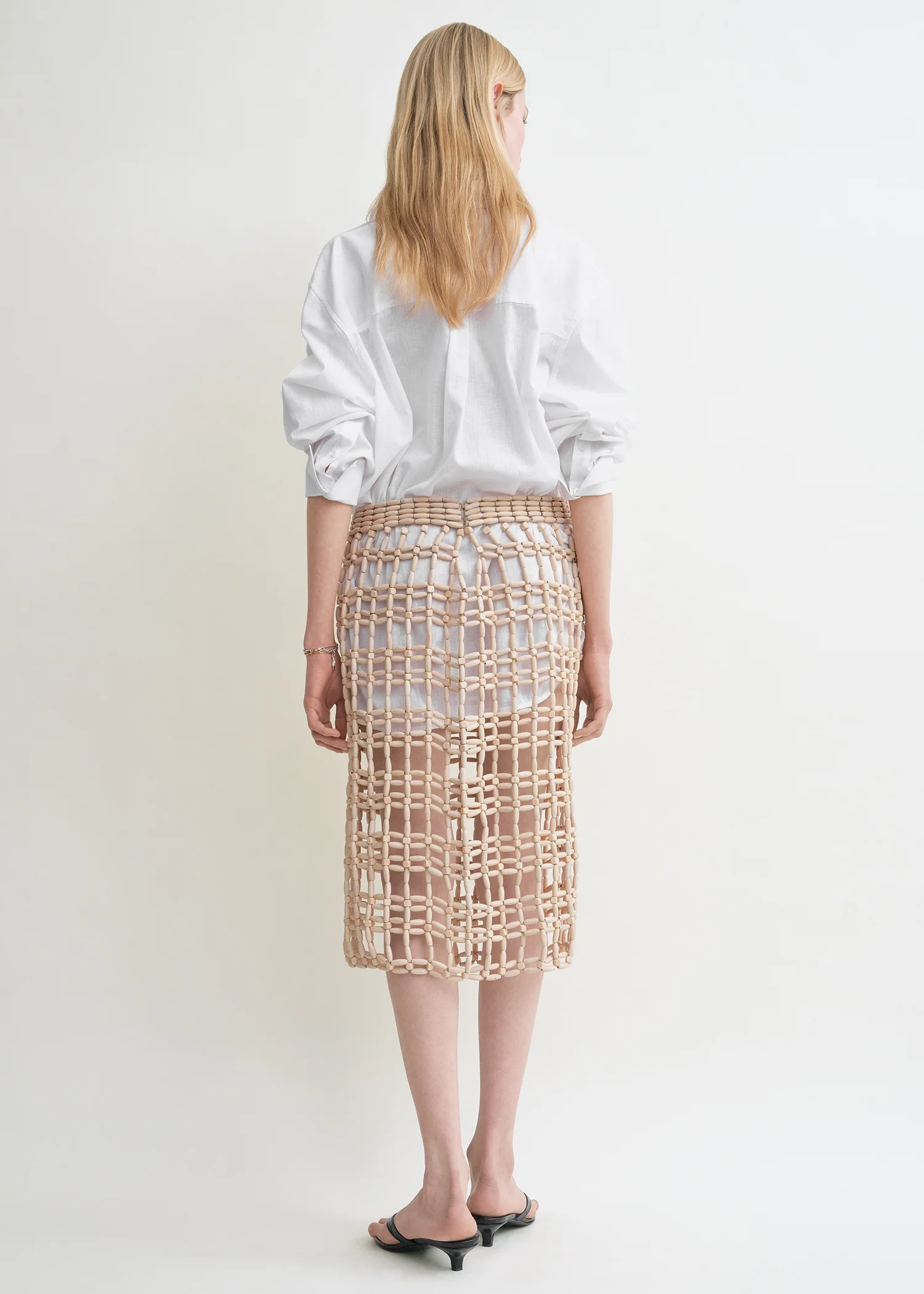 Beaded skirt vanilla - Image 3