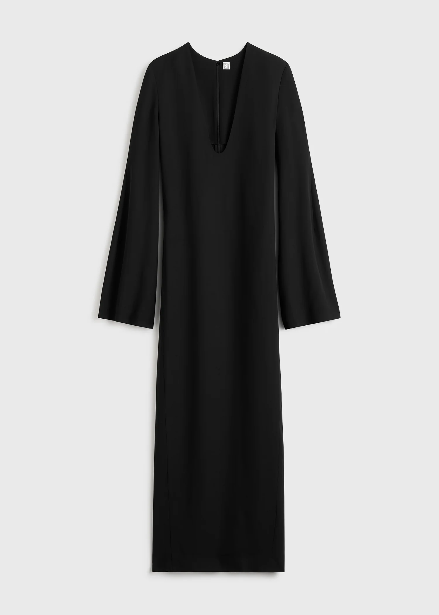 Bell-sleeve dress black - Image 5