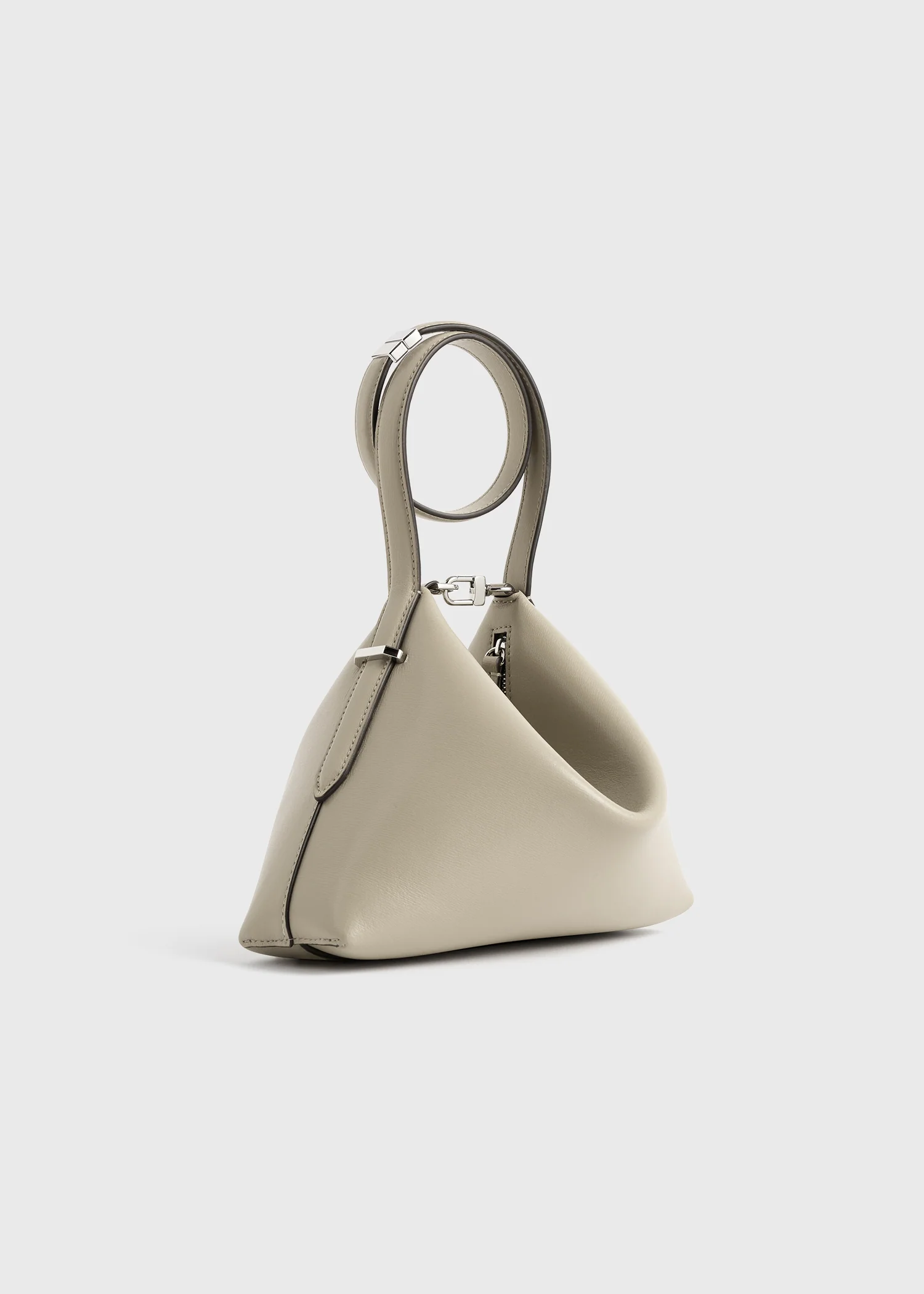 Bevel leather wristlet fawn - Image 4