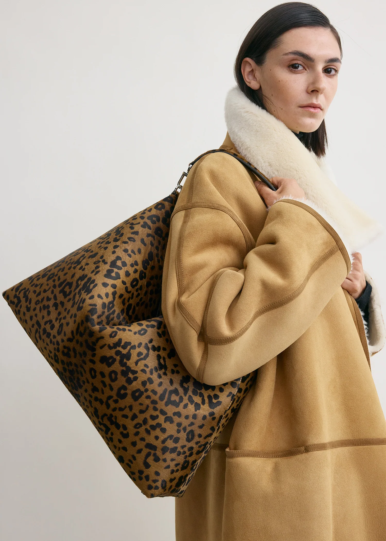 Bevel pony hair bag leopard - Image 2