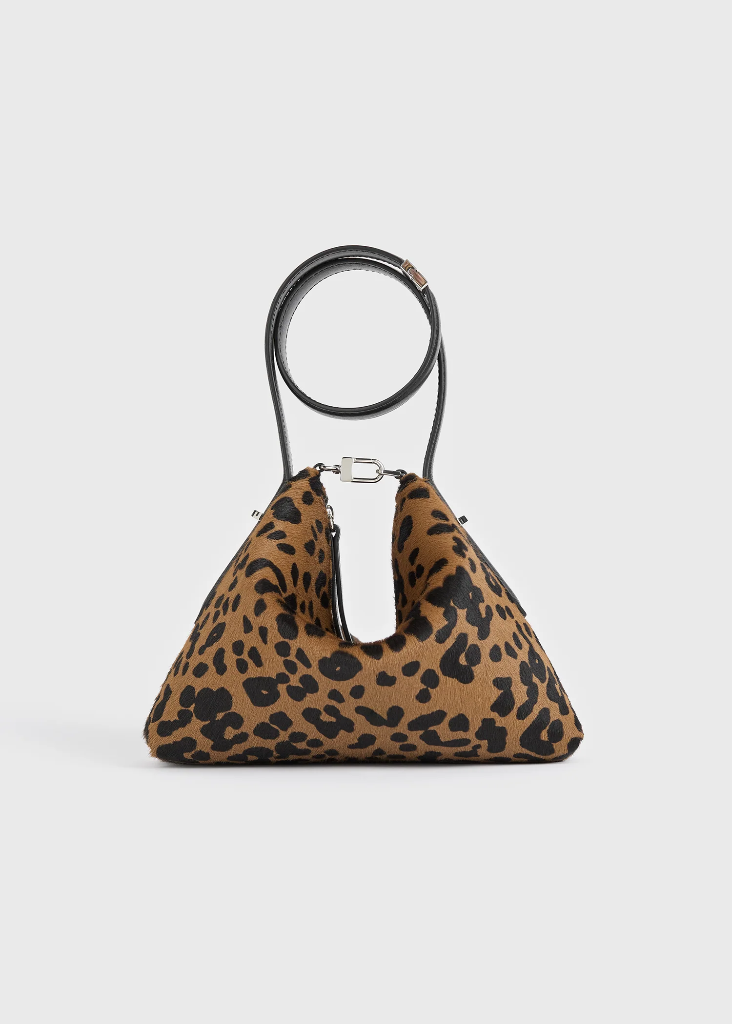 Bevel pony hair wristlet leopard - Image 9