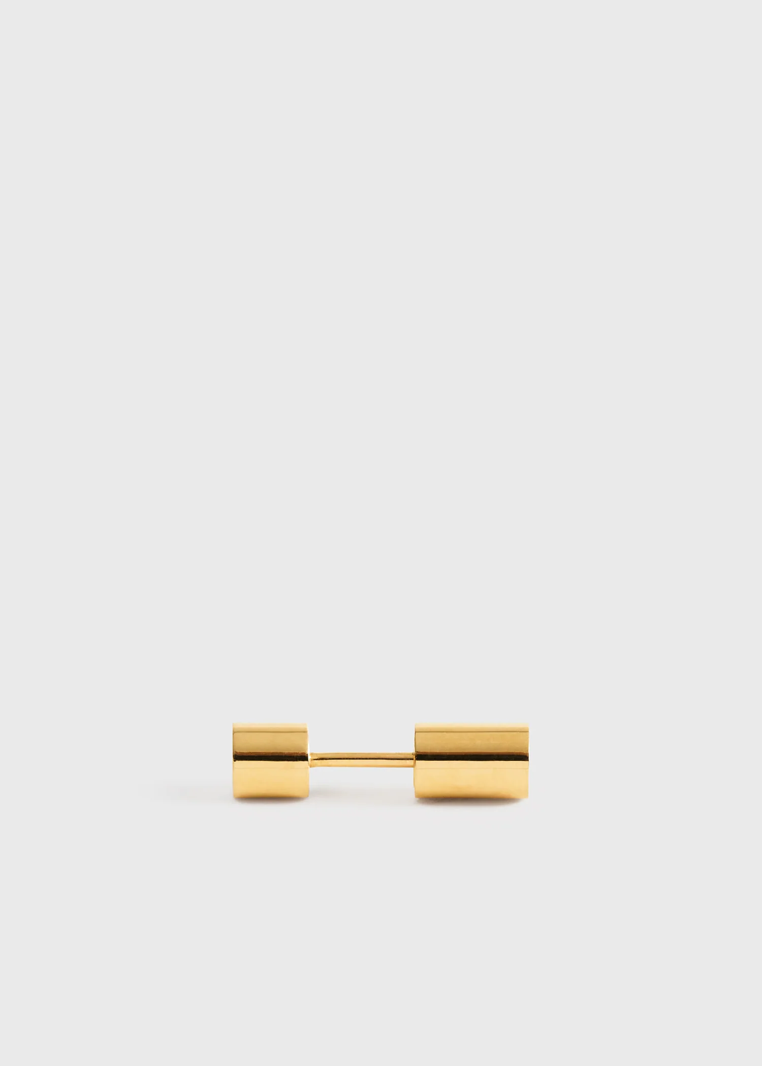 Bezel diamond earring 18kt gold - Image 5