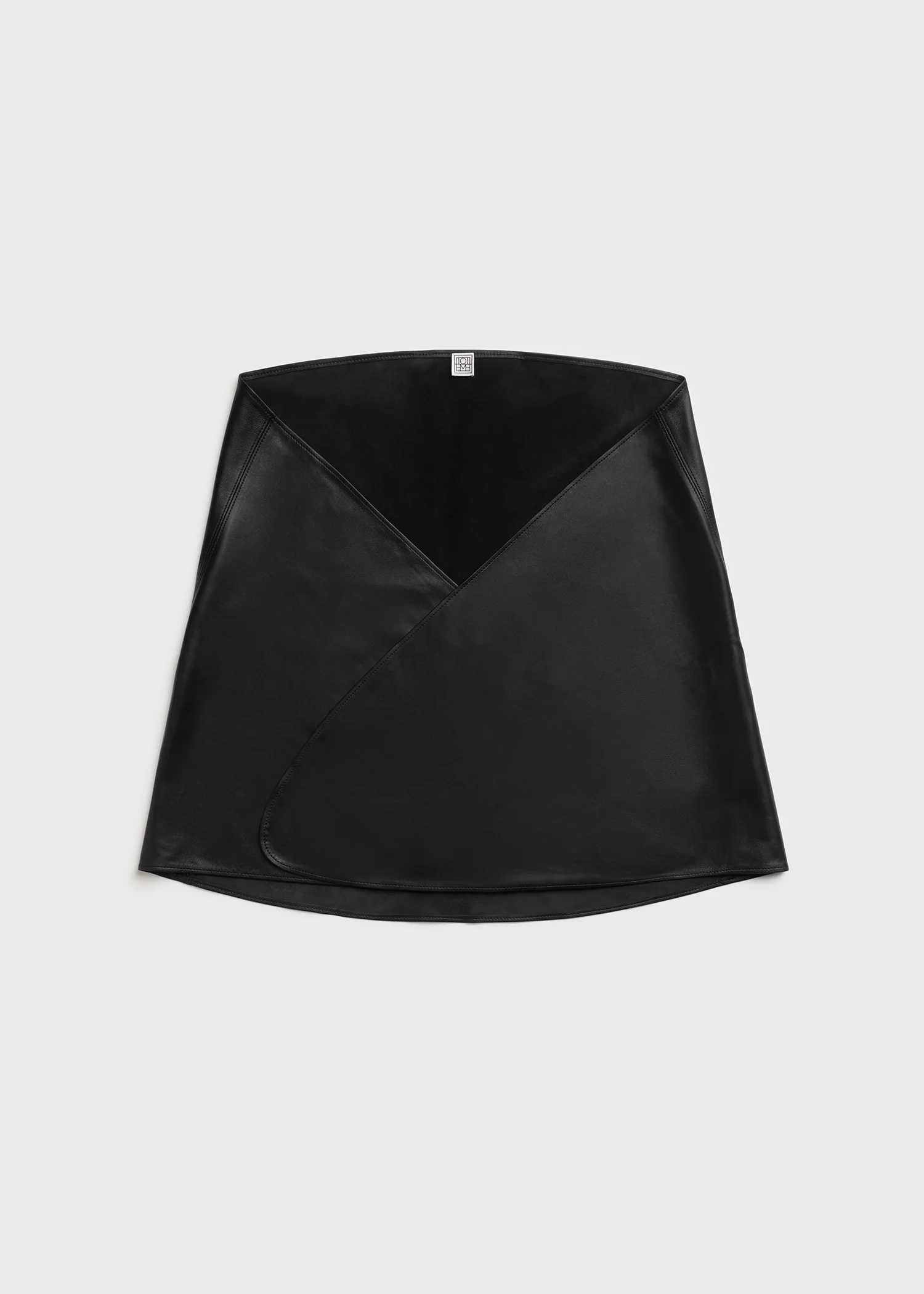 Big leather scarf black - Image 5