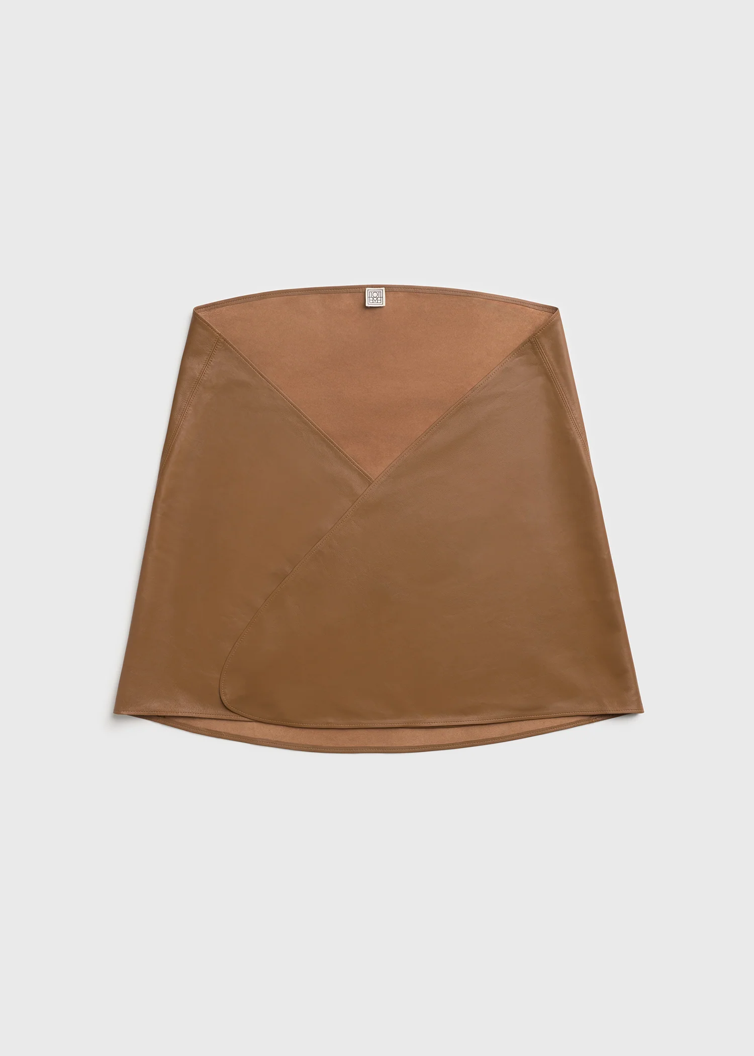 Big leather scarf copper - Image 5