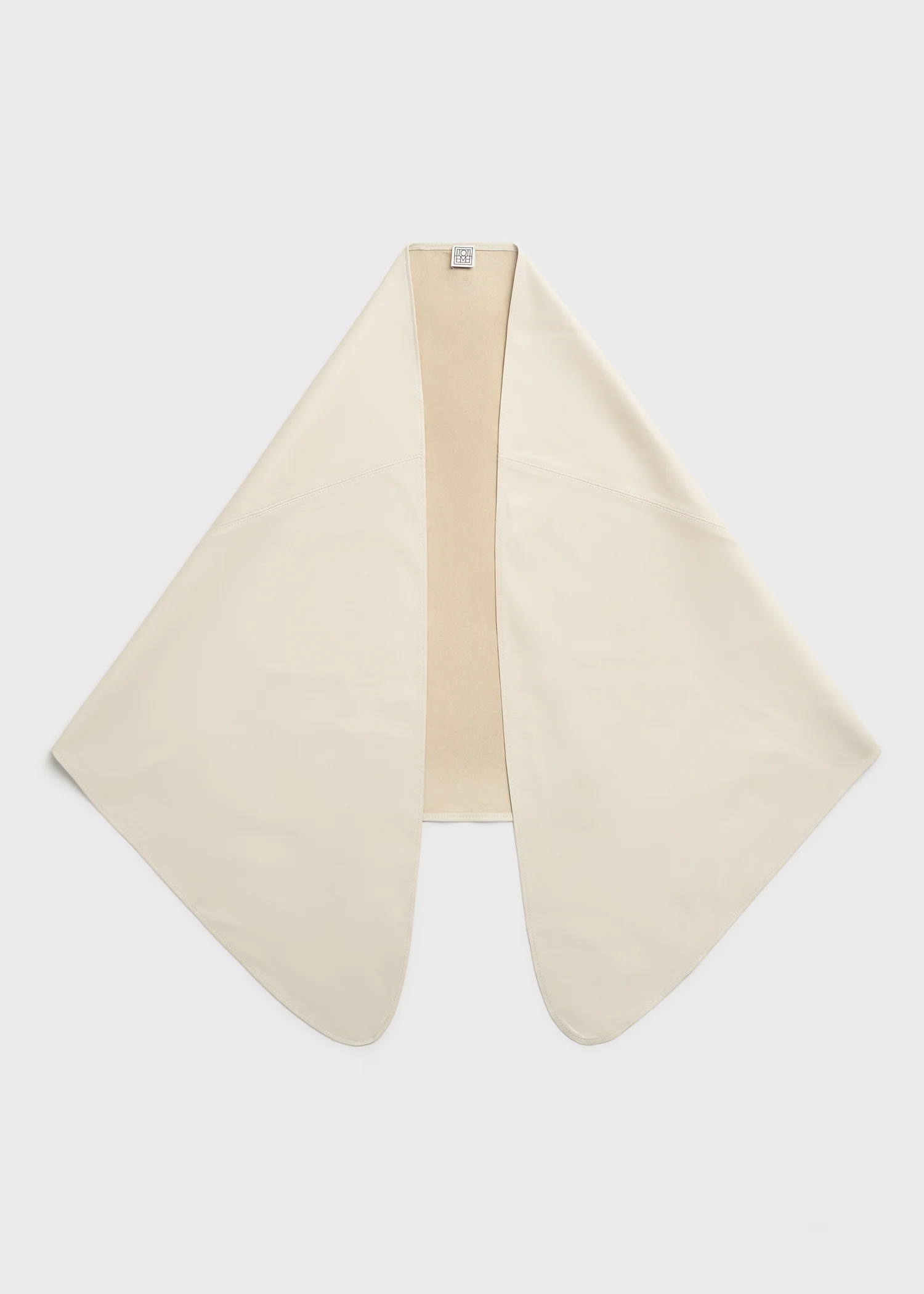 Big leather scarf stone