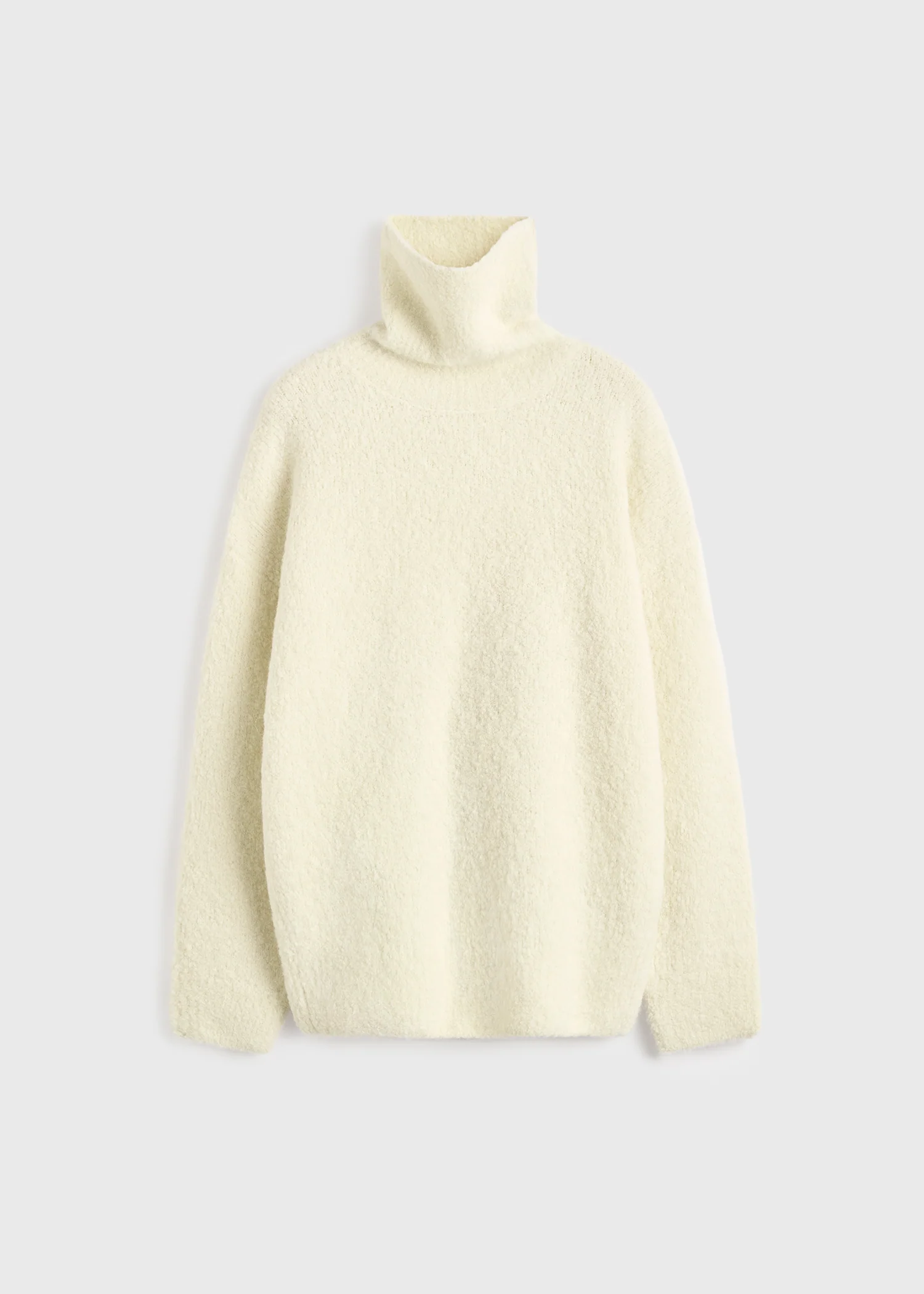 Bouclé turtleneck milk - Image 5