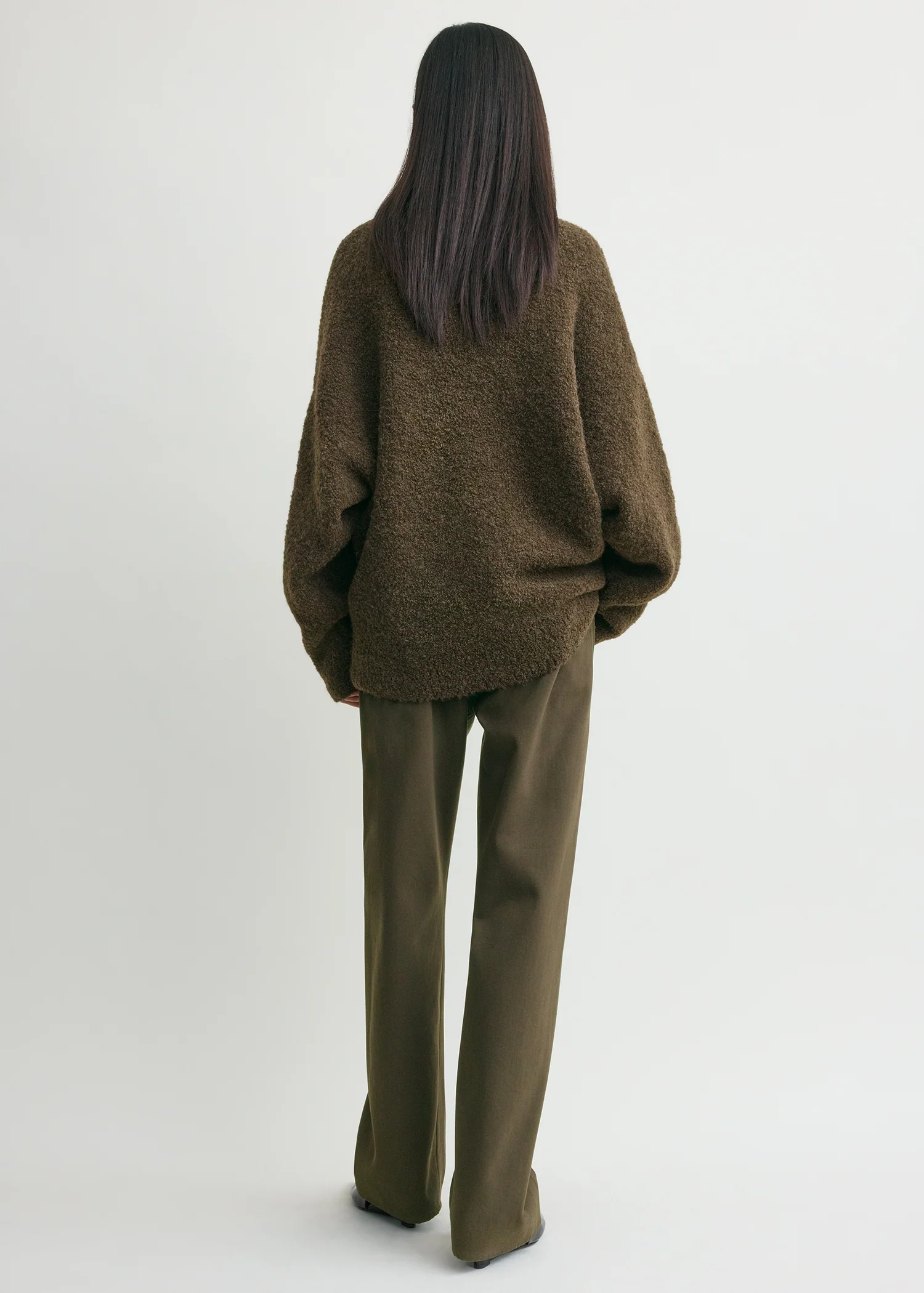 Bouclé turtleneck pepper - Image 3