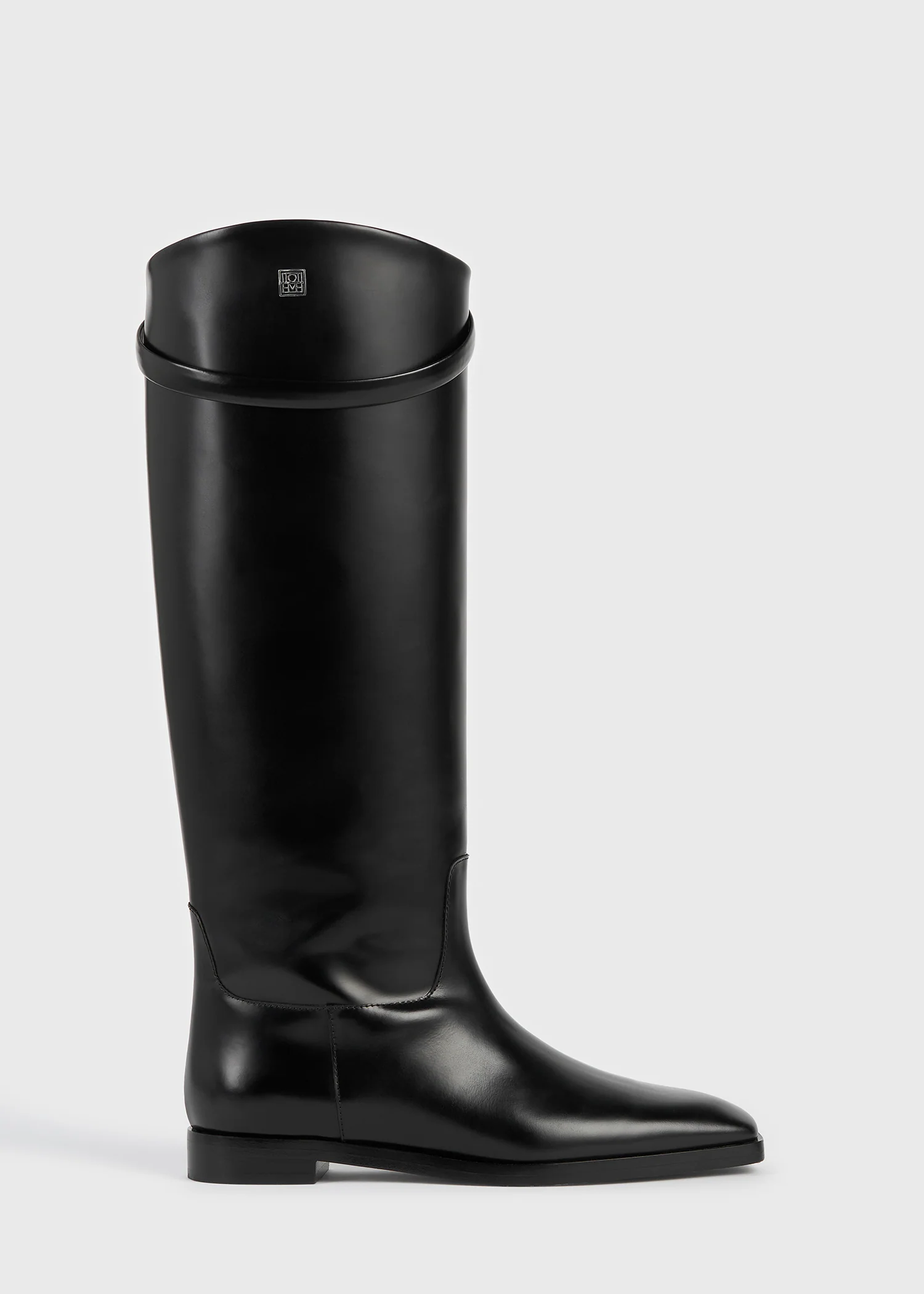 Box-leather riding boots black - Image 8