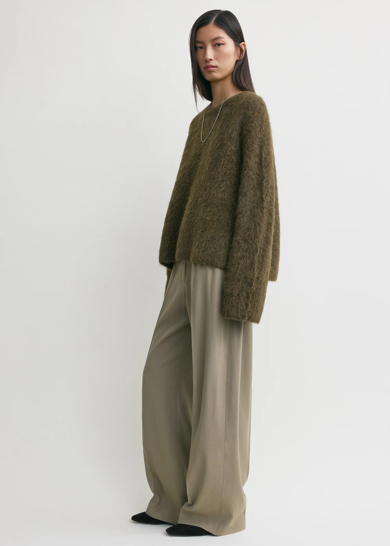 Boxy alpaca knit pepper - Image 2
