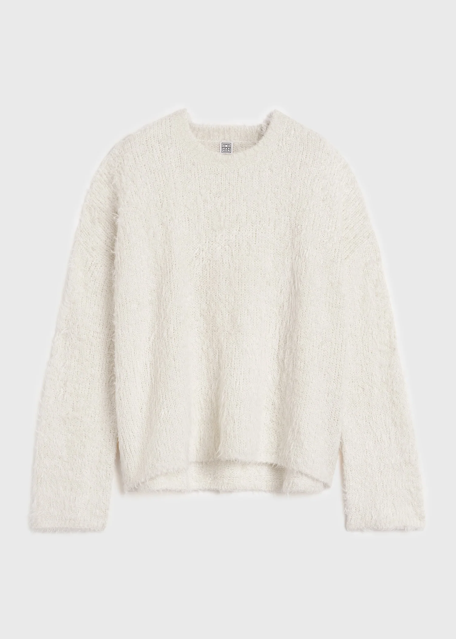 Boxy silk knit cream - Image 5