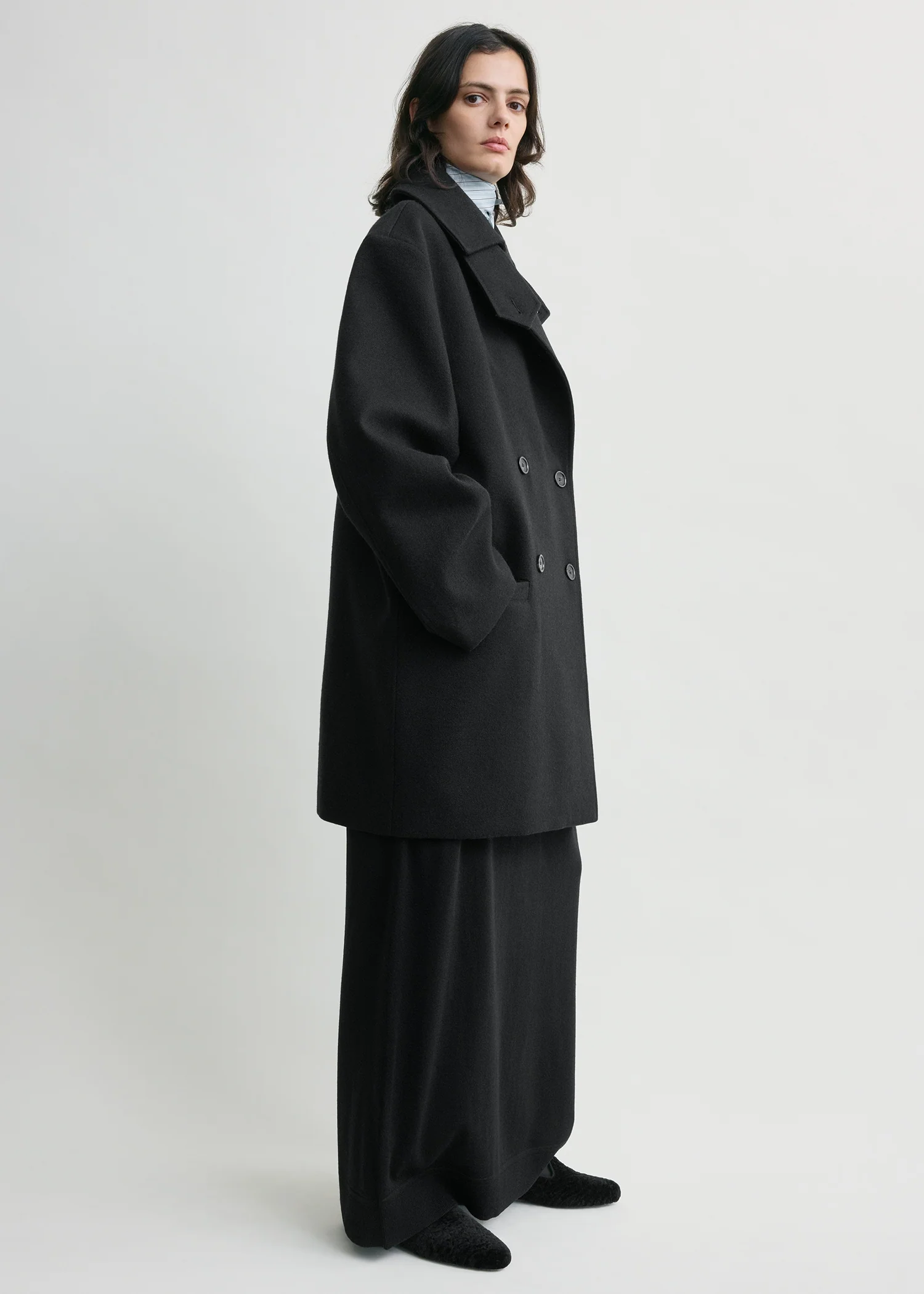Broad peacoat black - Image 2