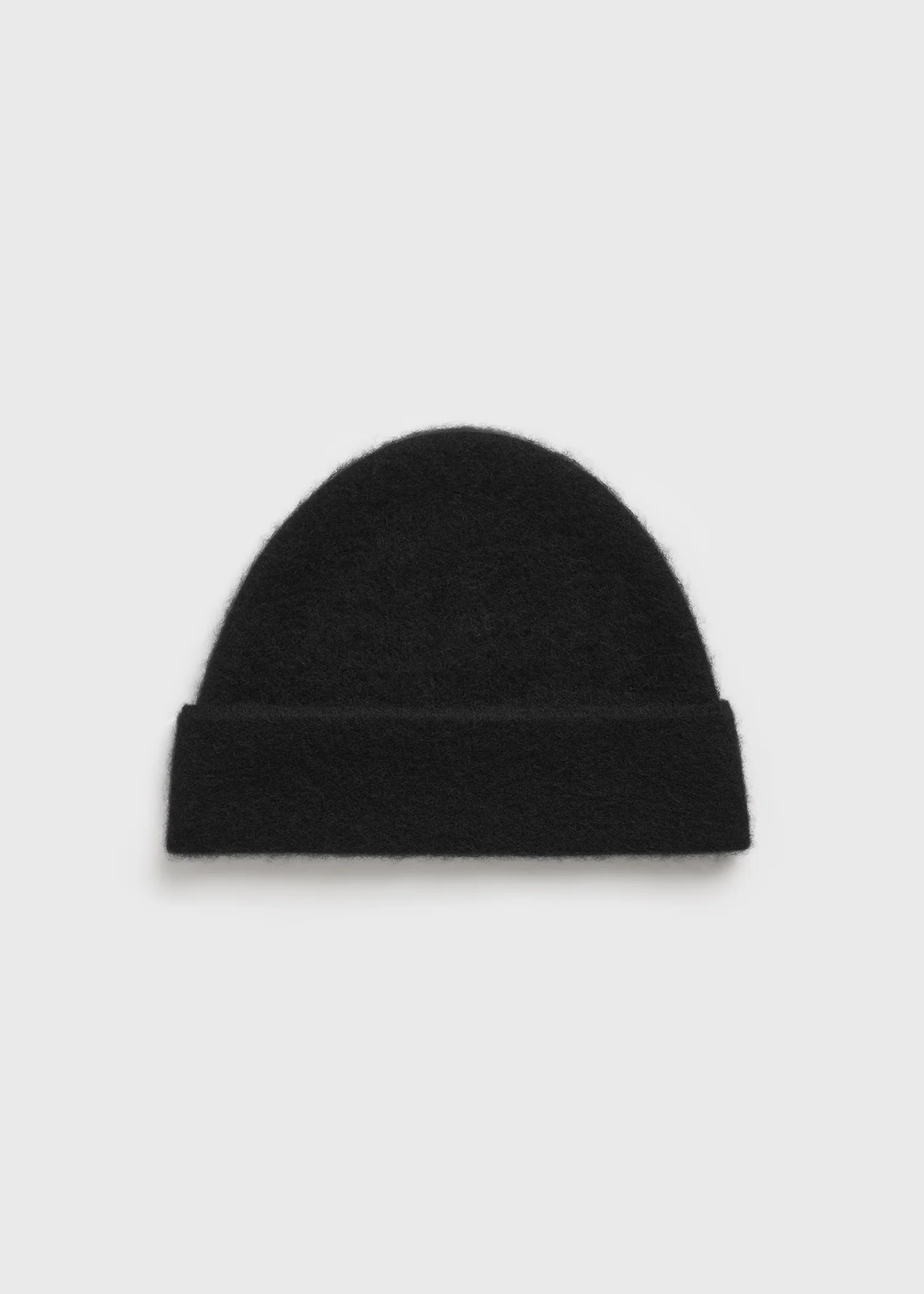 Brushed cashmere beanie black - Image 5