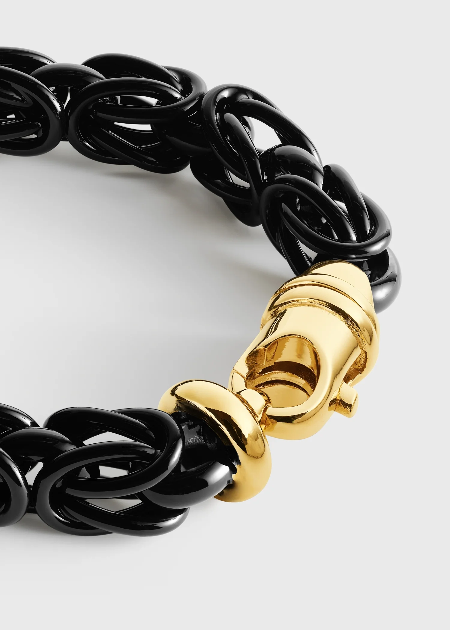 Byzantine bracelet black/gold - Image 4