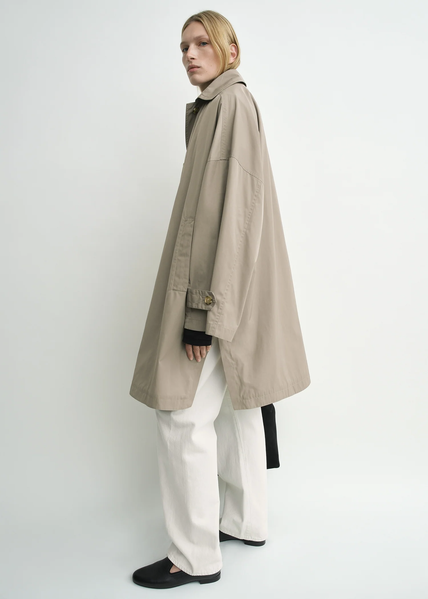 Car coat taupe petite - Image 2