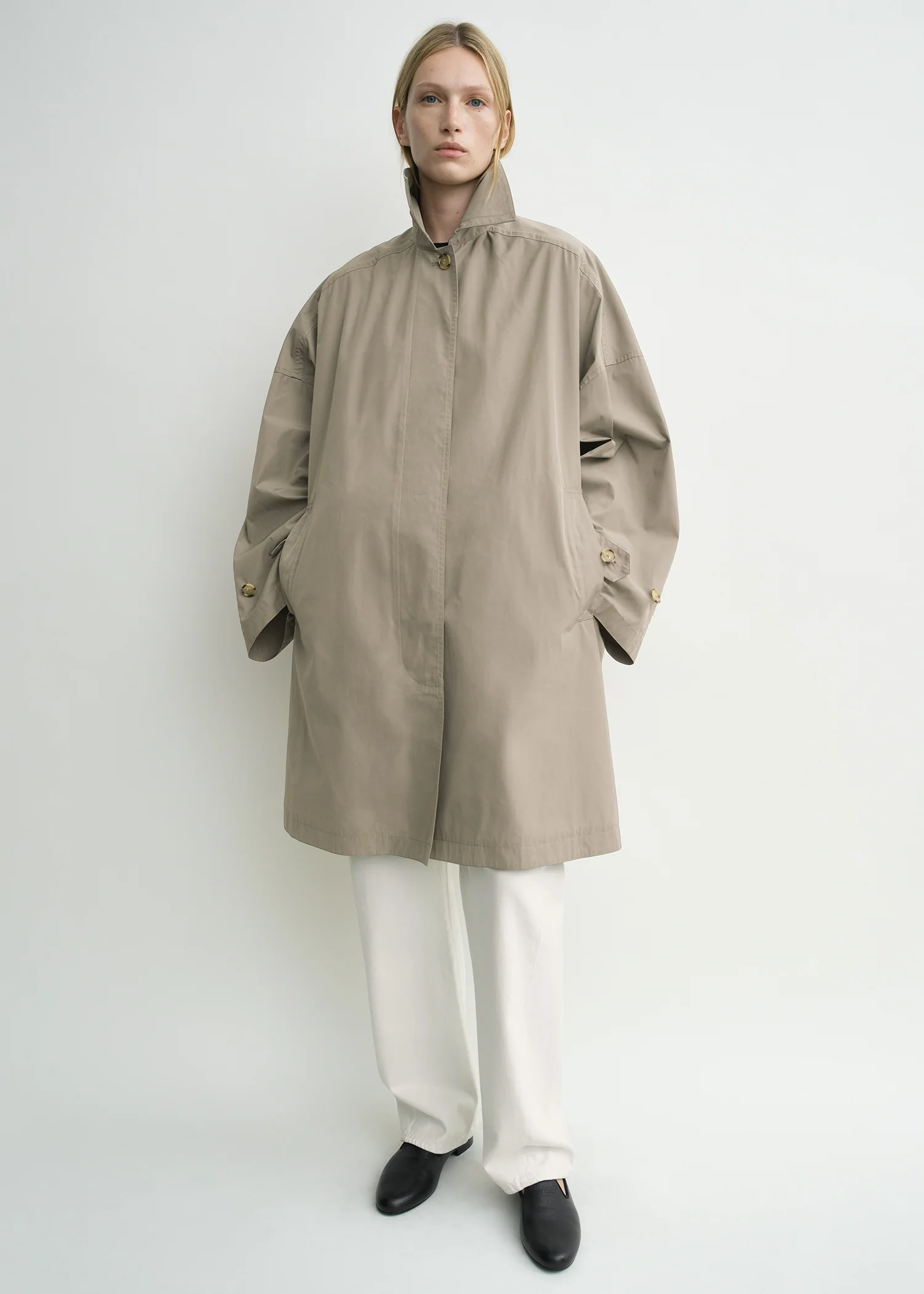 Car coat taupe petite - Image 4