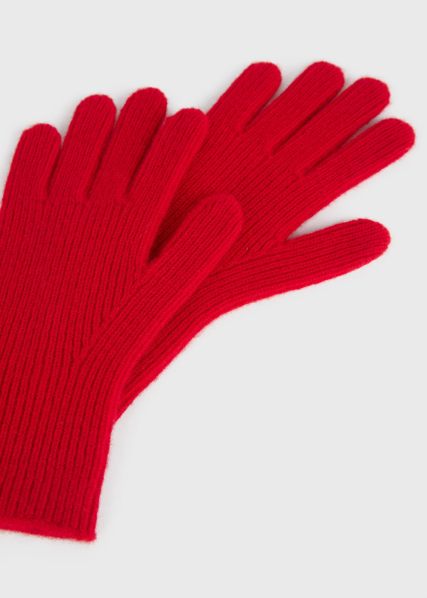 Cashmere gloves poppy - Image 3