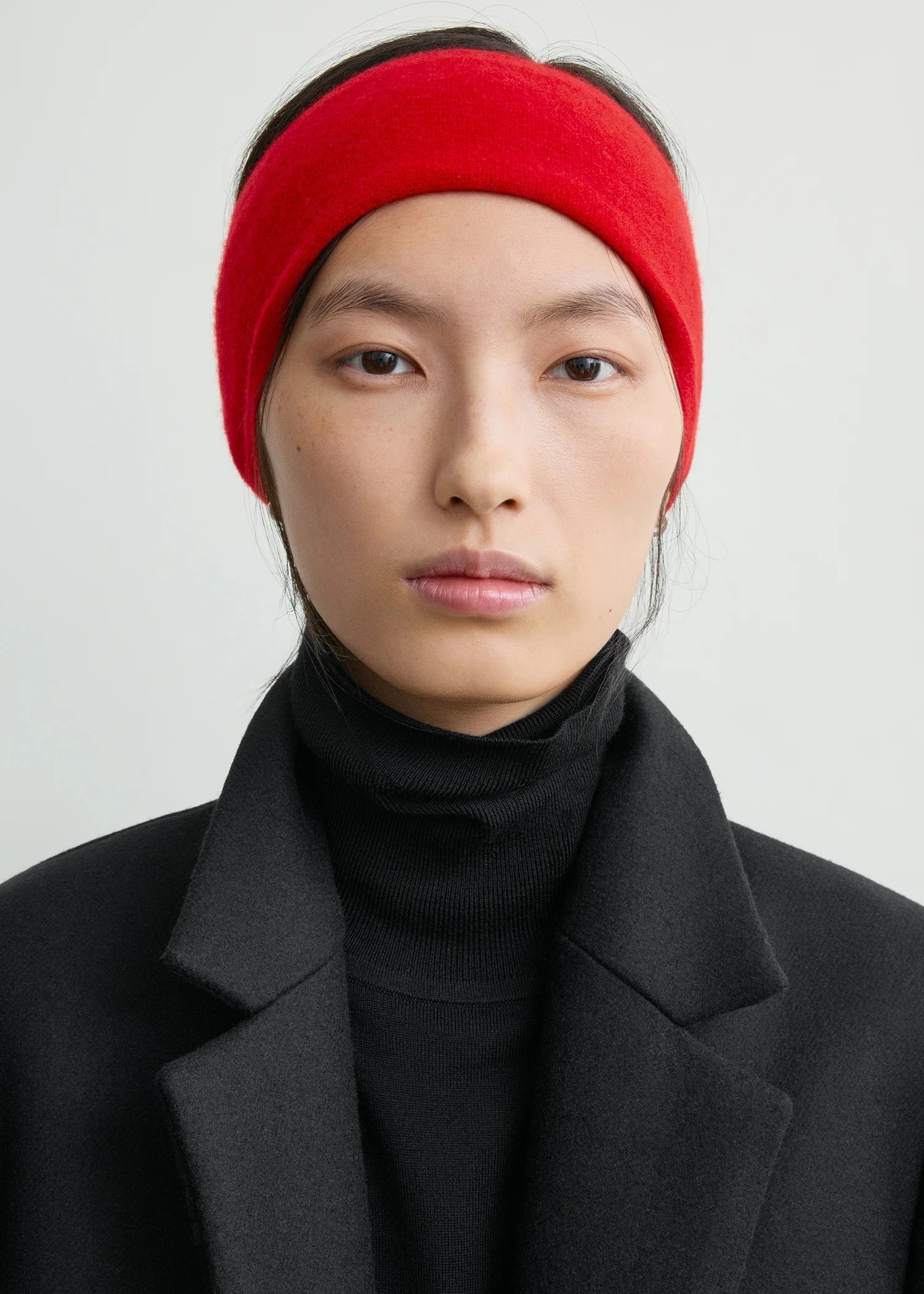 Cashmere headband poppy - Image 2