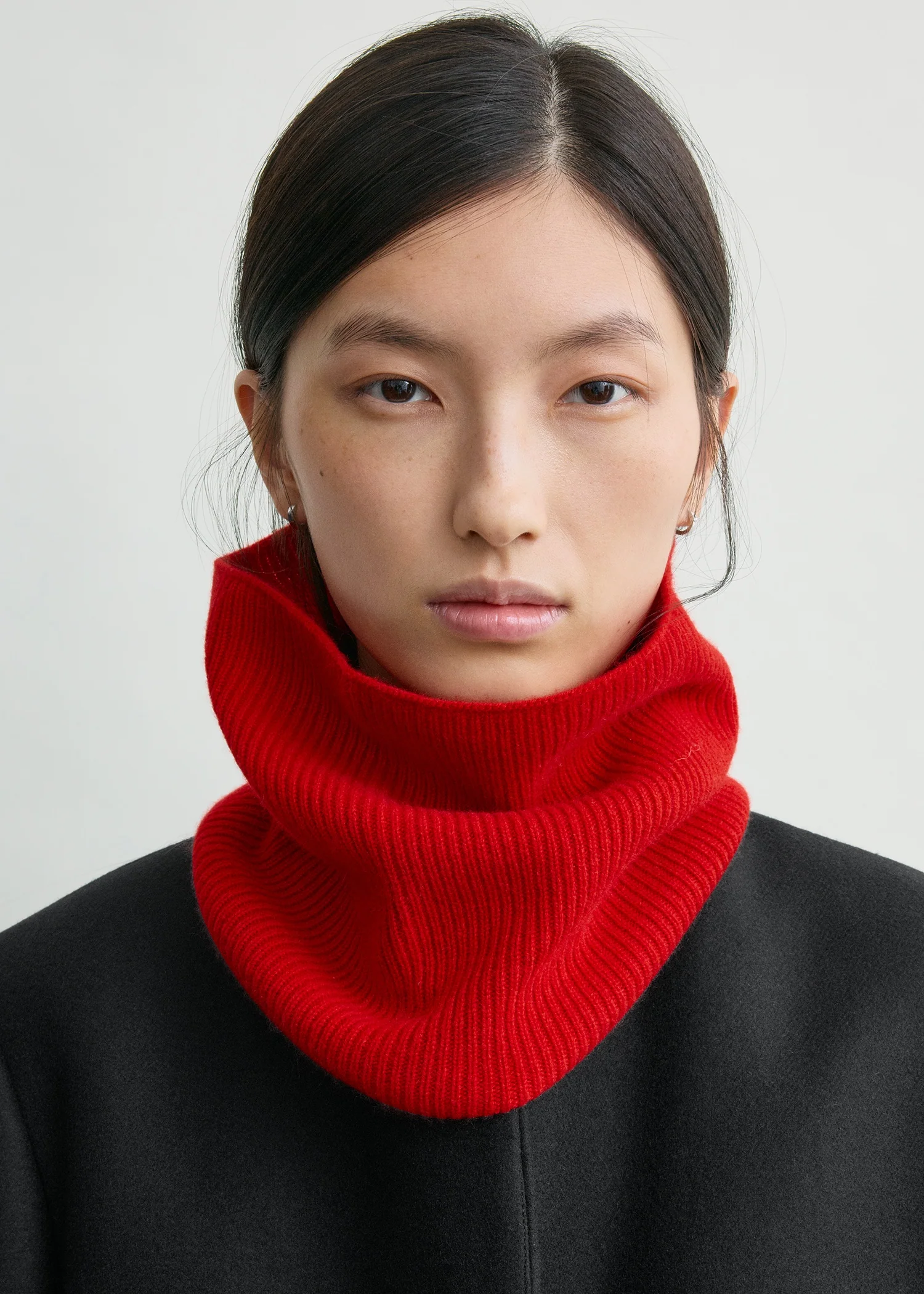 Cashmere neck warmer poppy - Image 2
