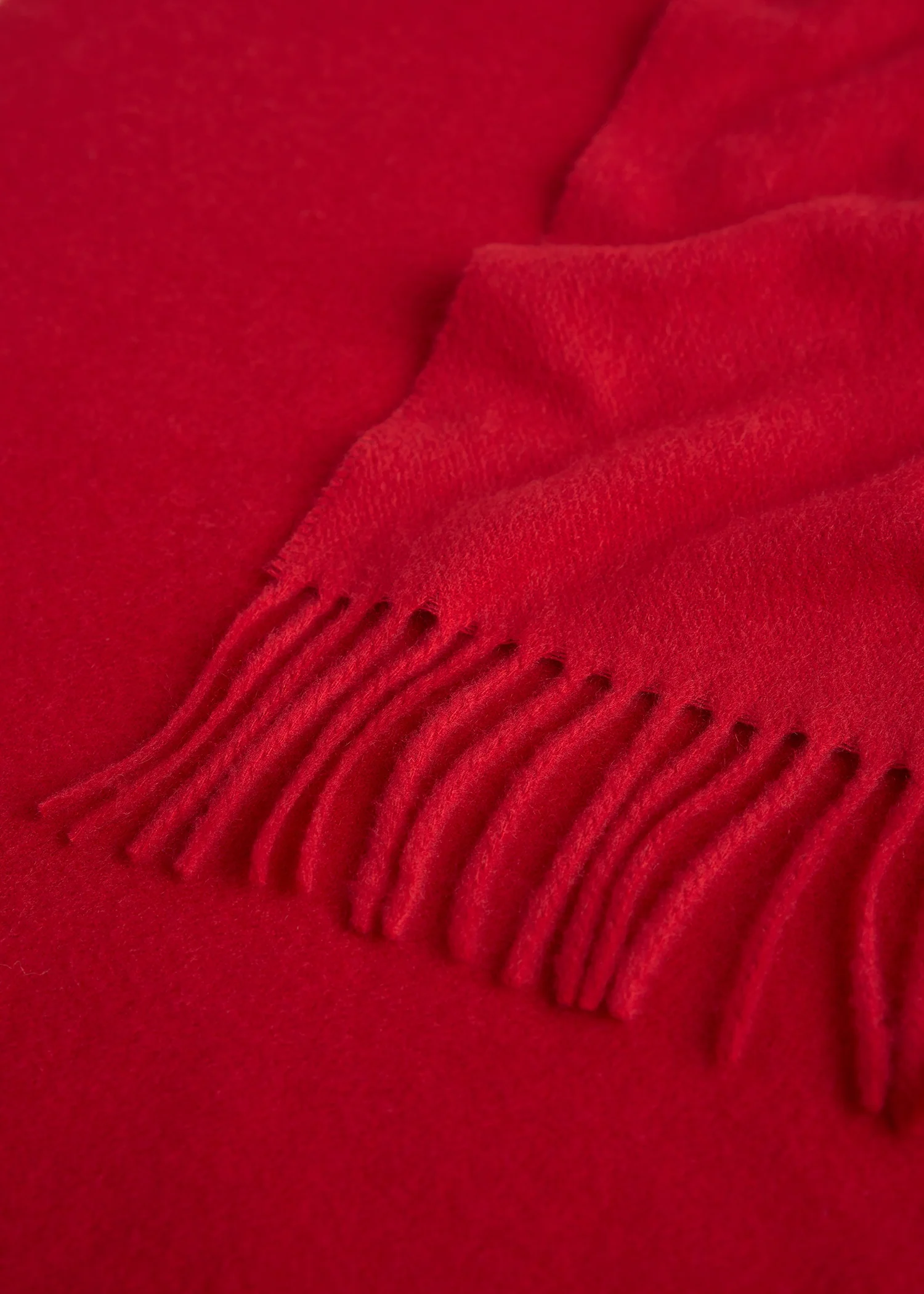 Cashmere scarf red - Image 5