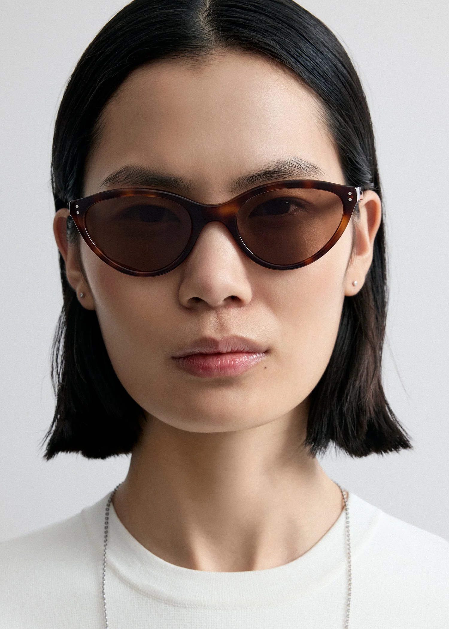 Cateye sunglasses dark havana - Image 2