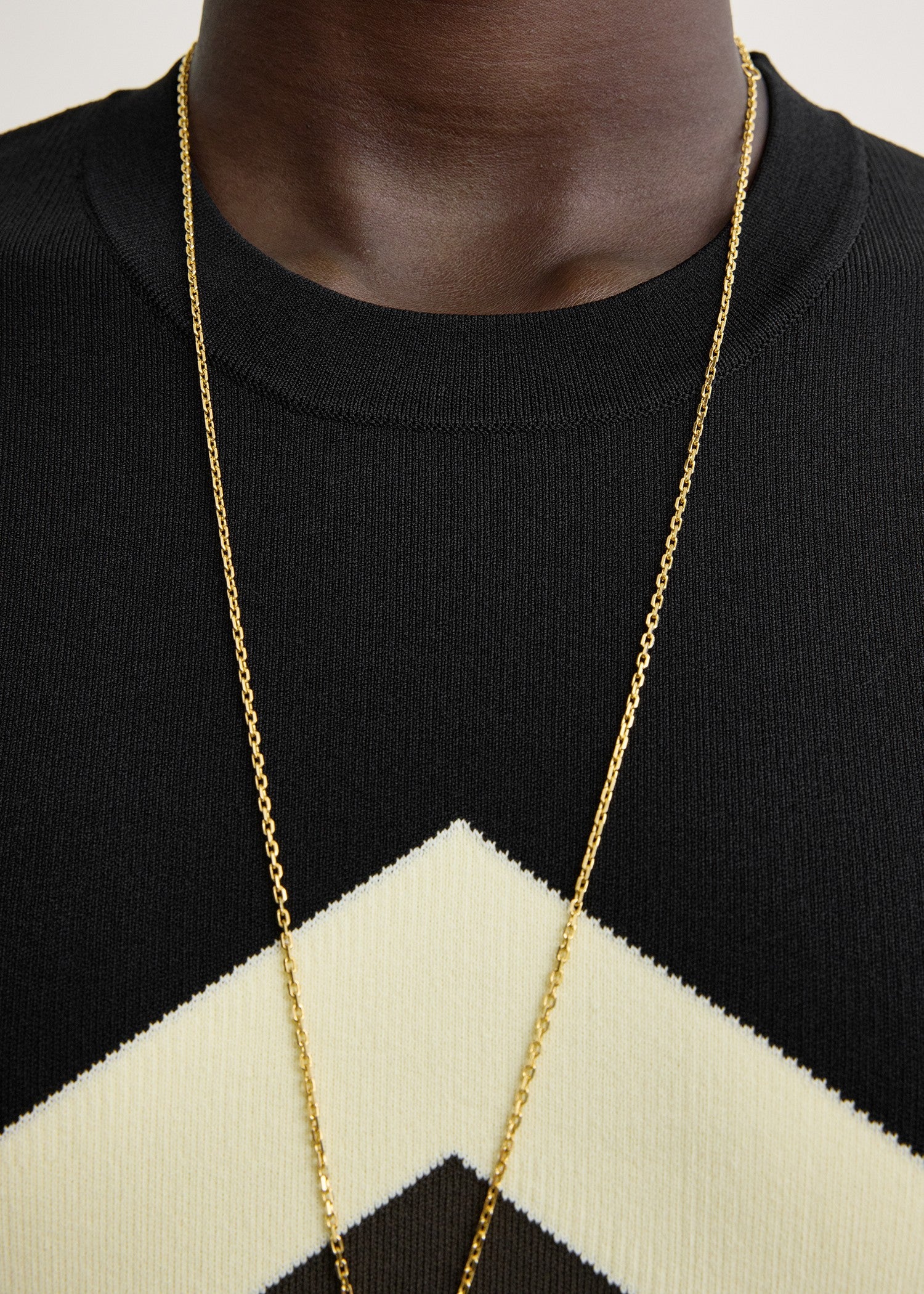 Chevron stripe tee black/green - Image 5