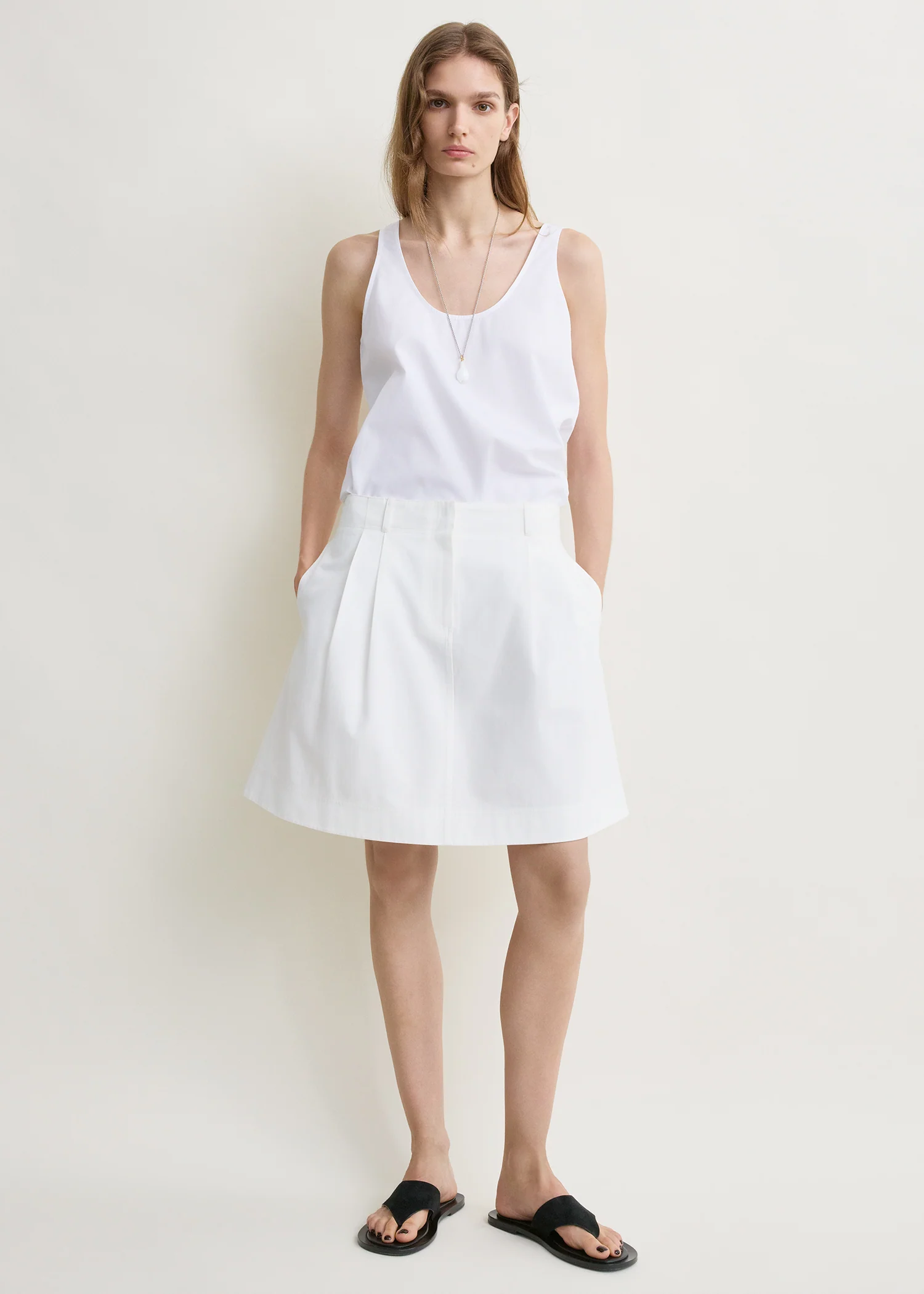 Chino skirt white - Image 2
