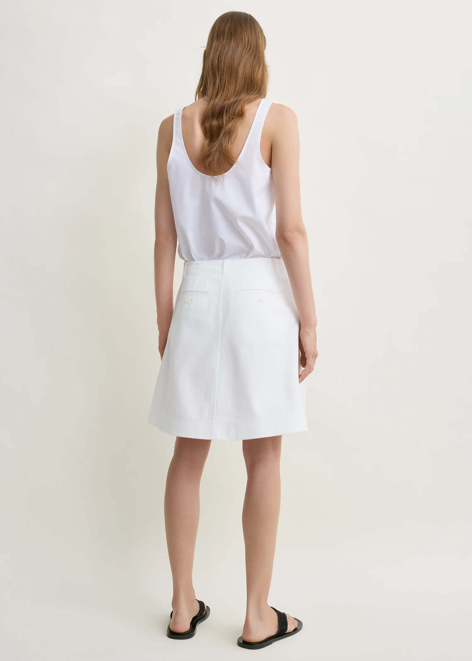 Chino skirt white - Image 3