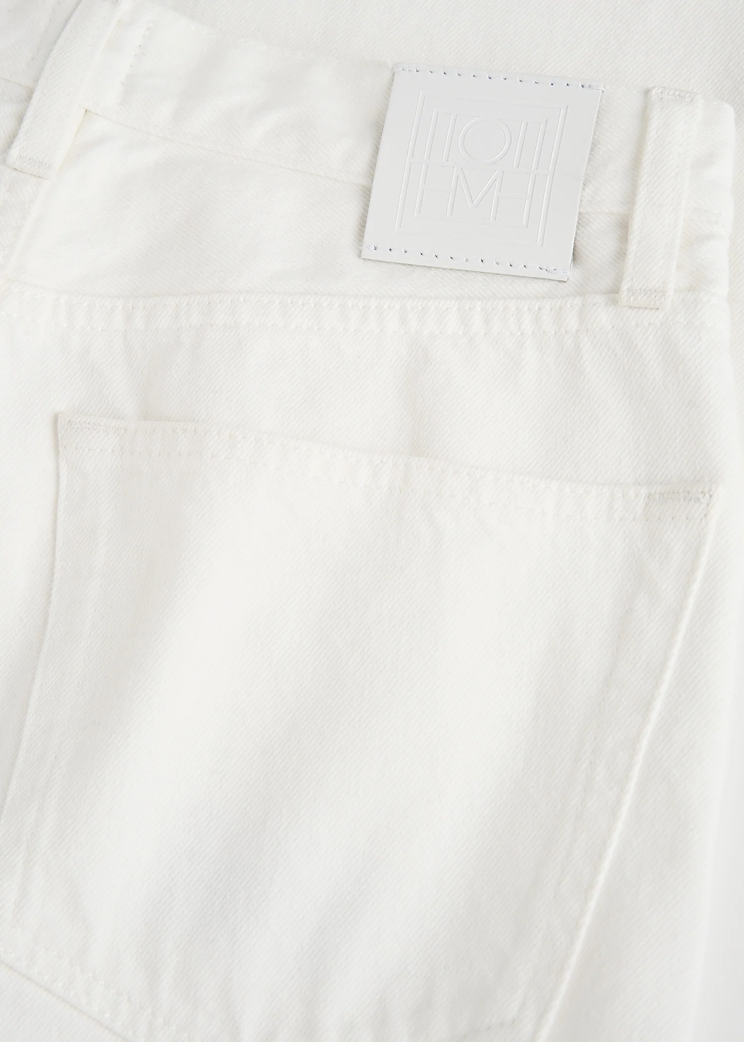 Classic cut denim full length off-white - Image 5