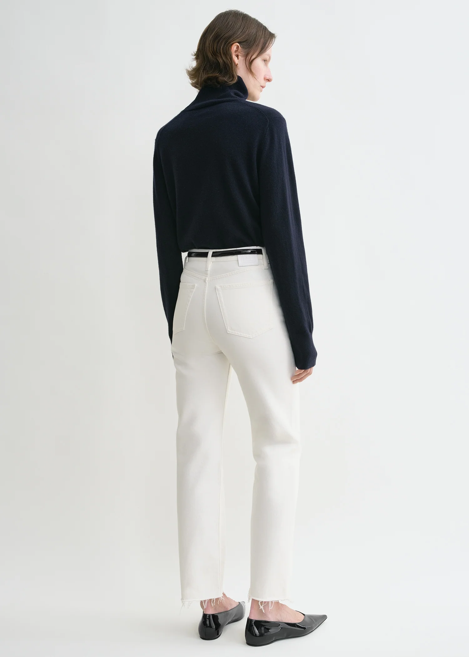 Classic cut denim off-white - Image 3