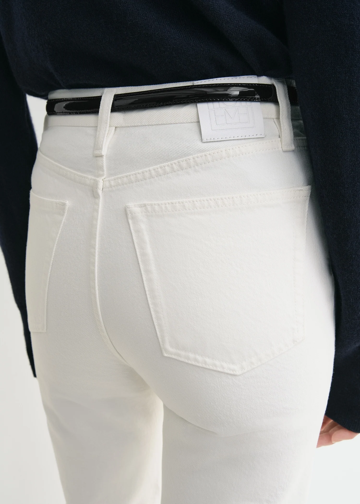 Classic cut denim off-white - Image 4
