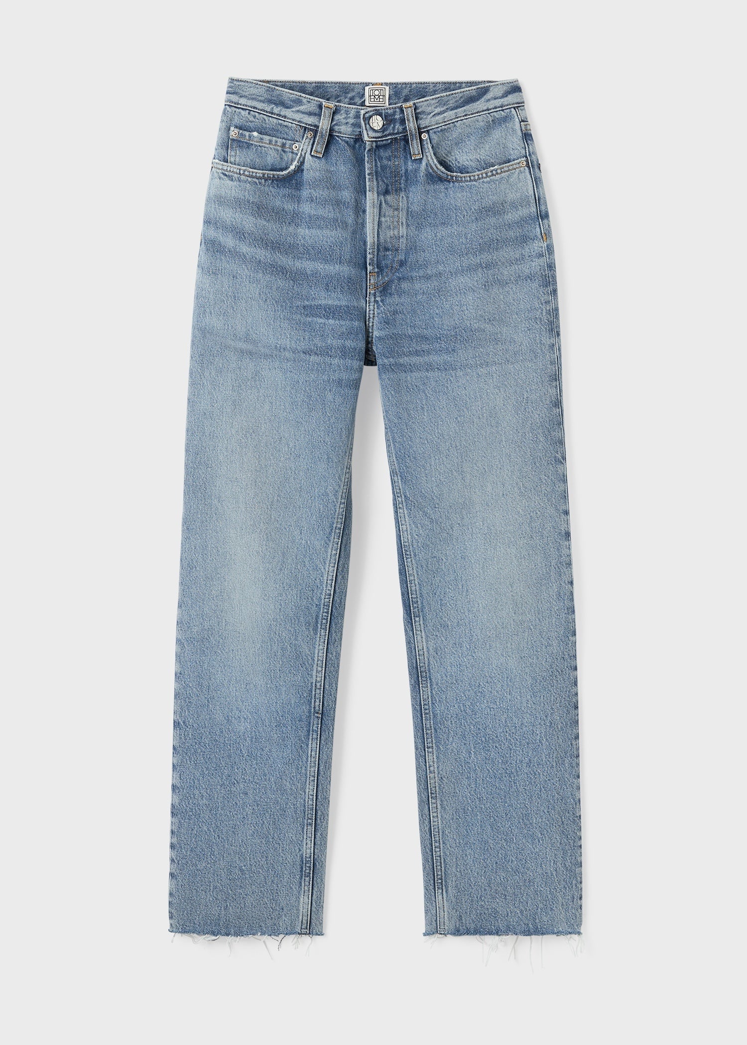 Classic cut denim worn blue - Image 8