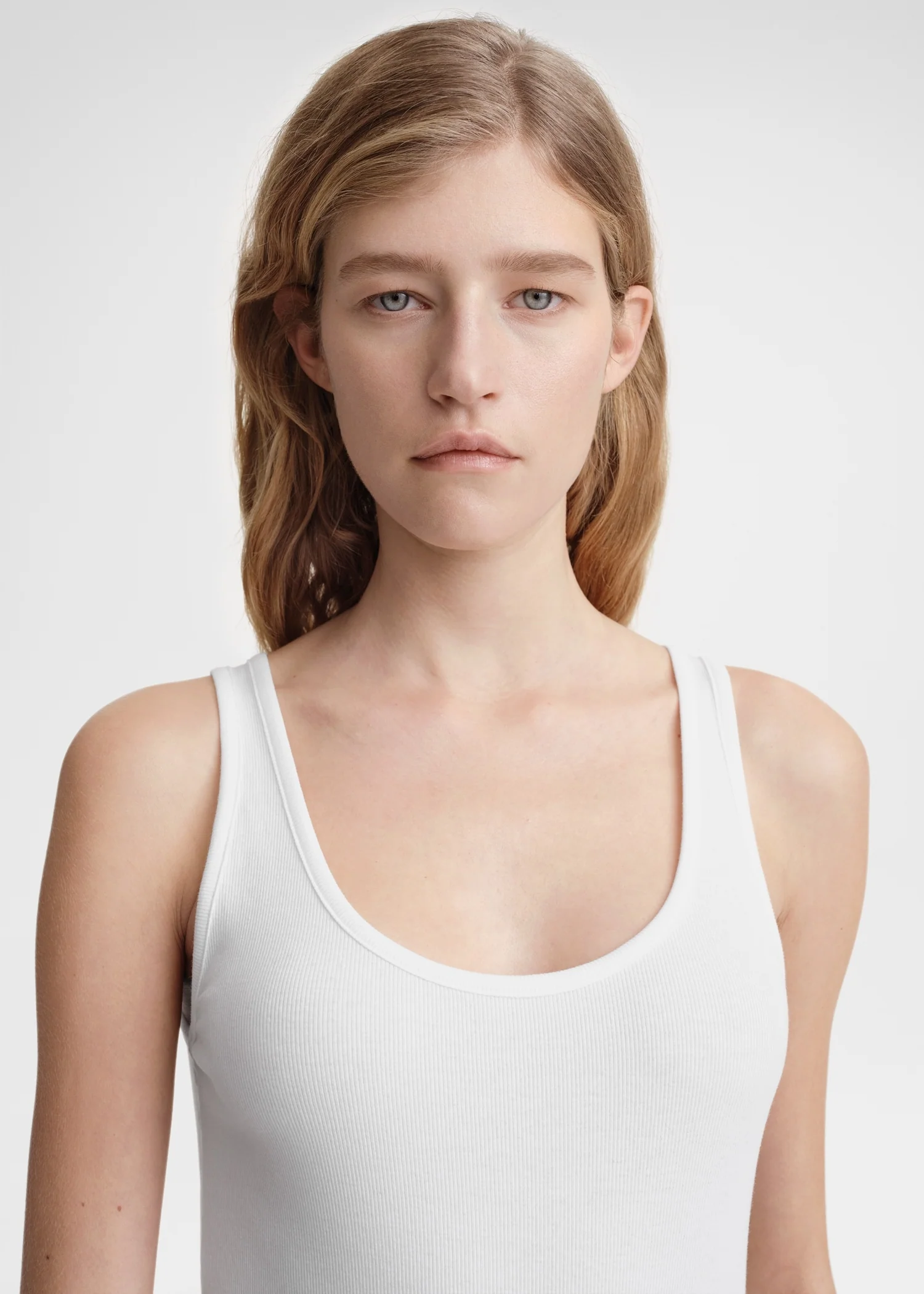 Classic rib tank white - Image 4