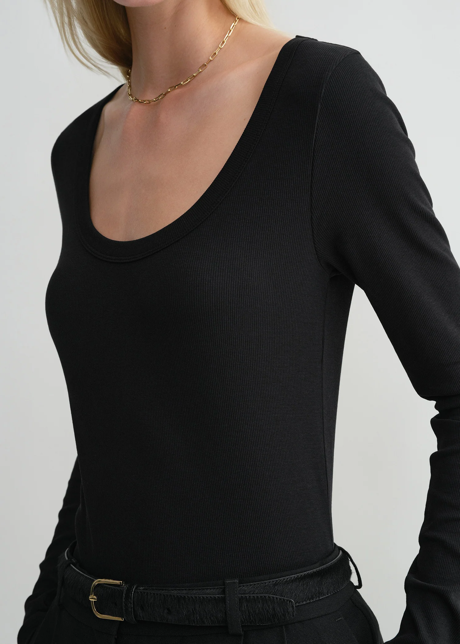 Classic rib top black - Image 5