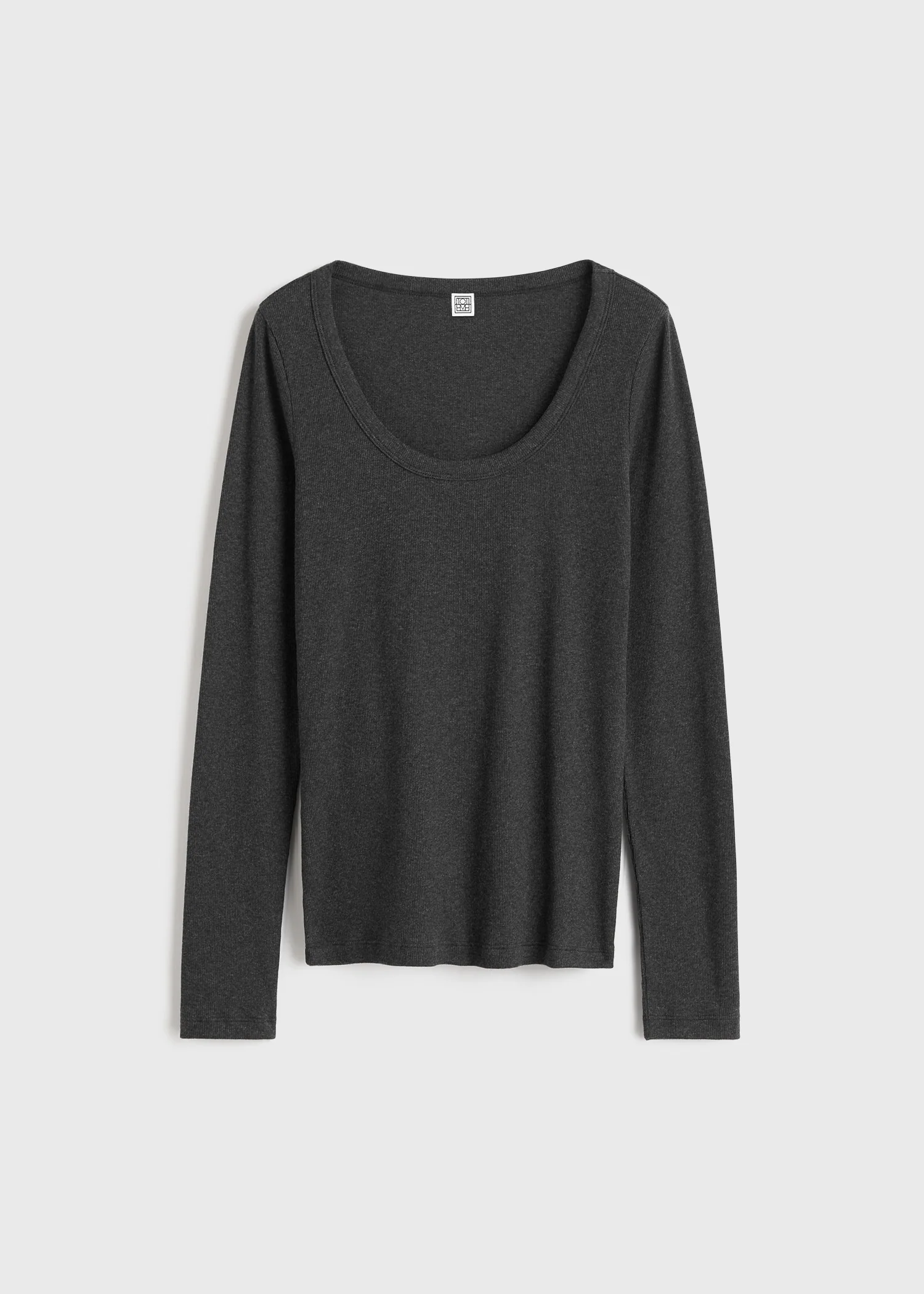 Classic rib top charcoal melange - Image 5