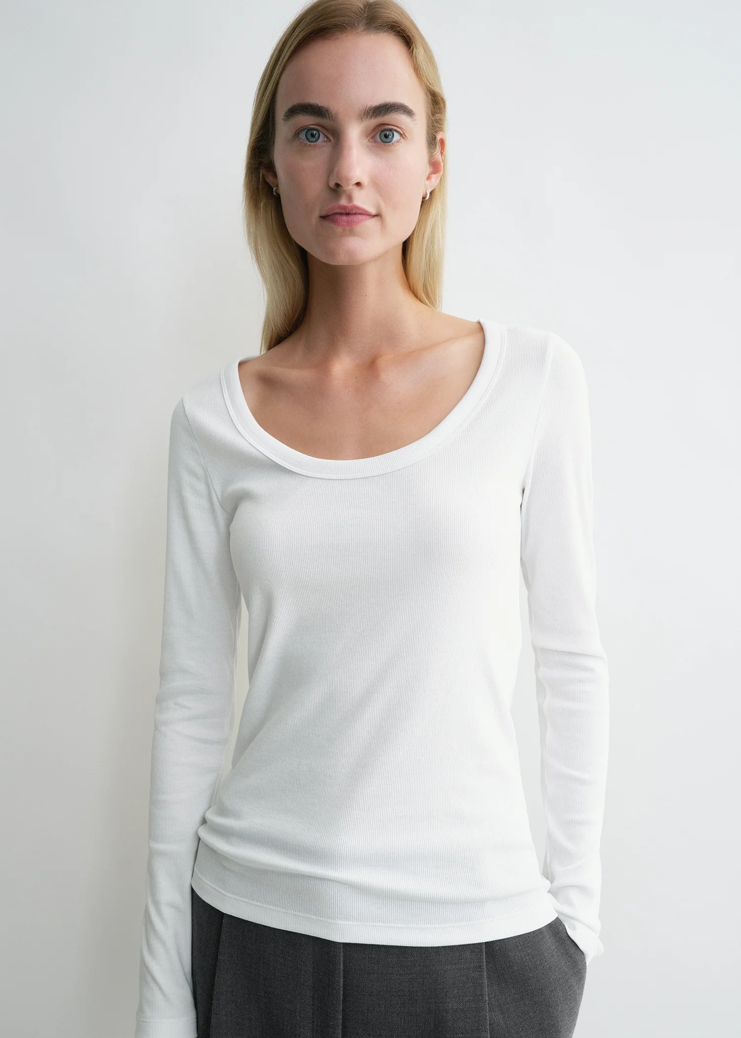 Classic rib top white - Image 2