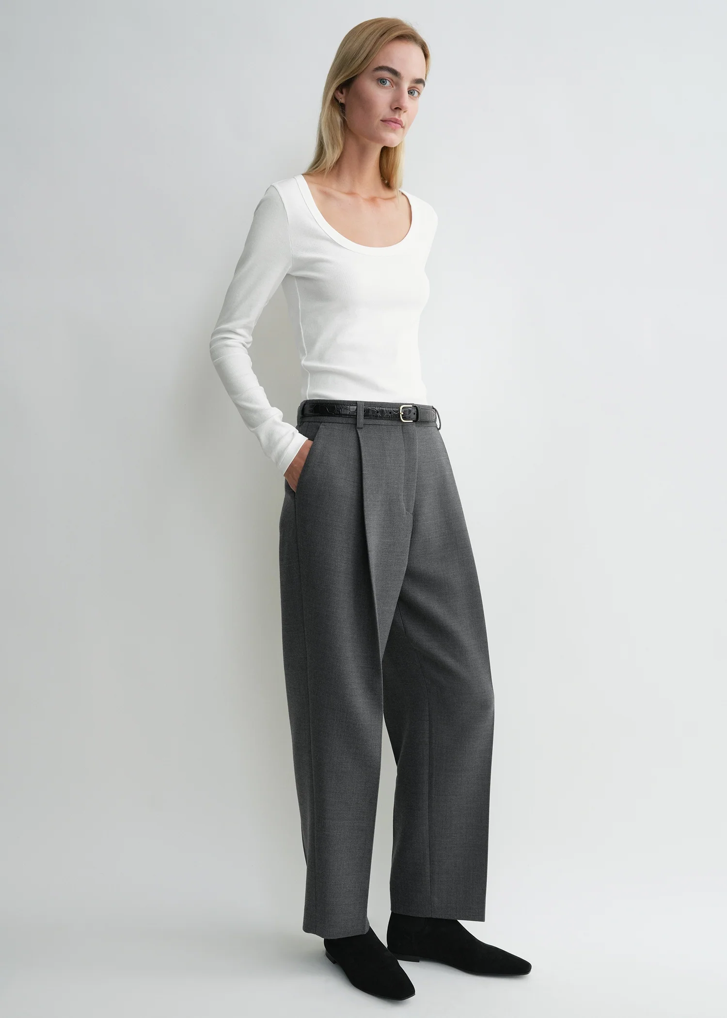 Classic rib top white - Image 3