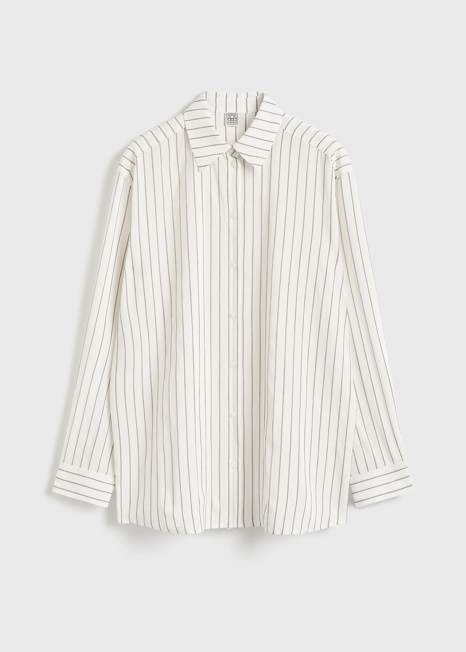 Classic stripe shirt white/oyster - Image 5