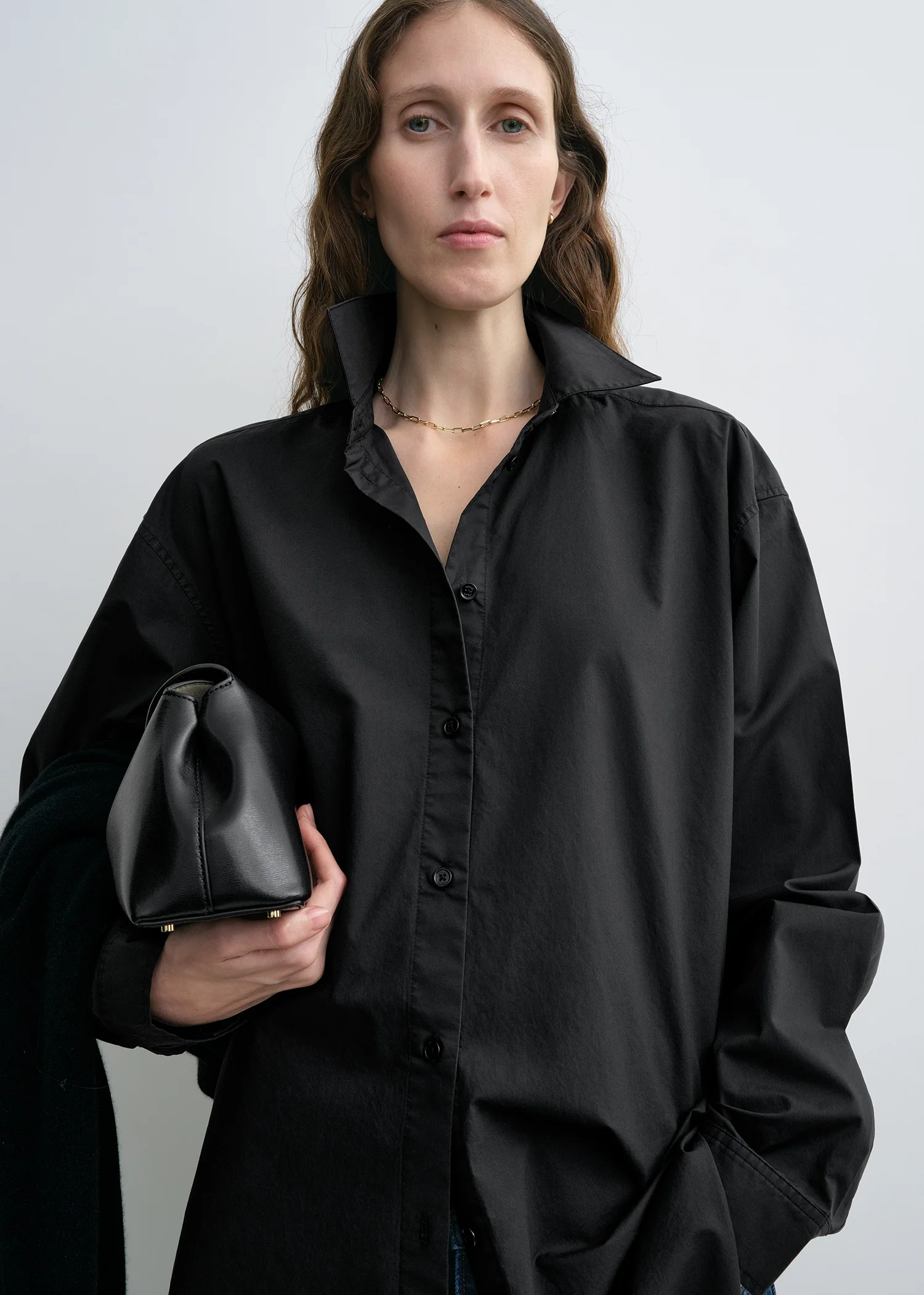 Classic tumbled shirt washed black - Image 4