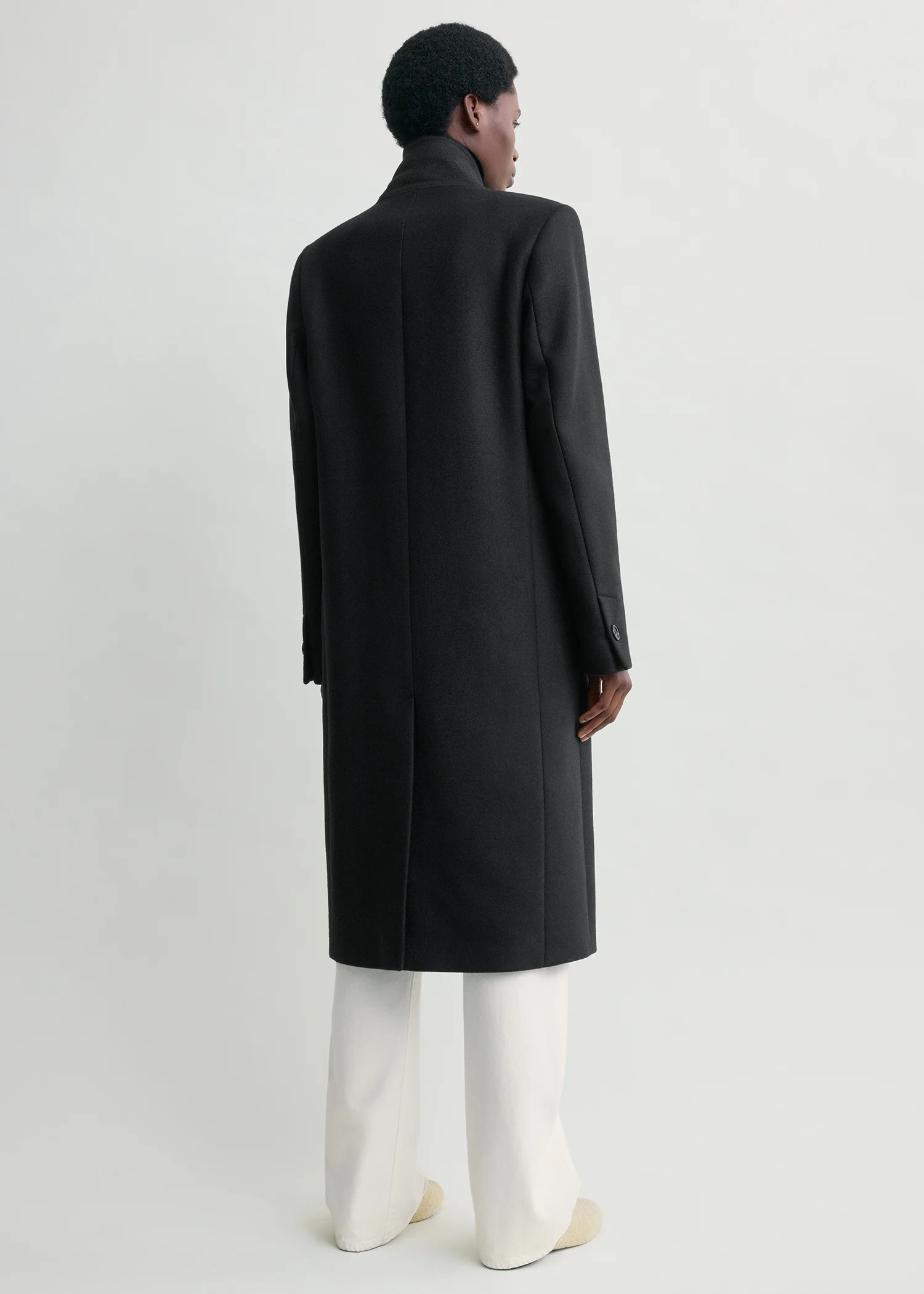 Classic winter coat black - Image 3