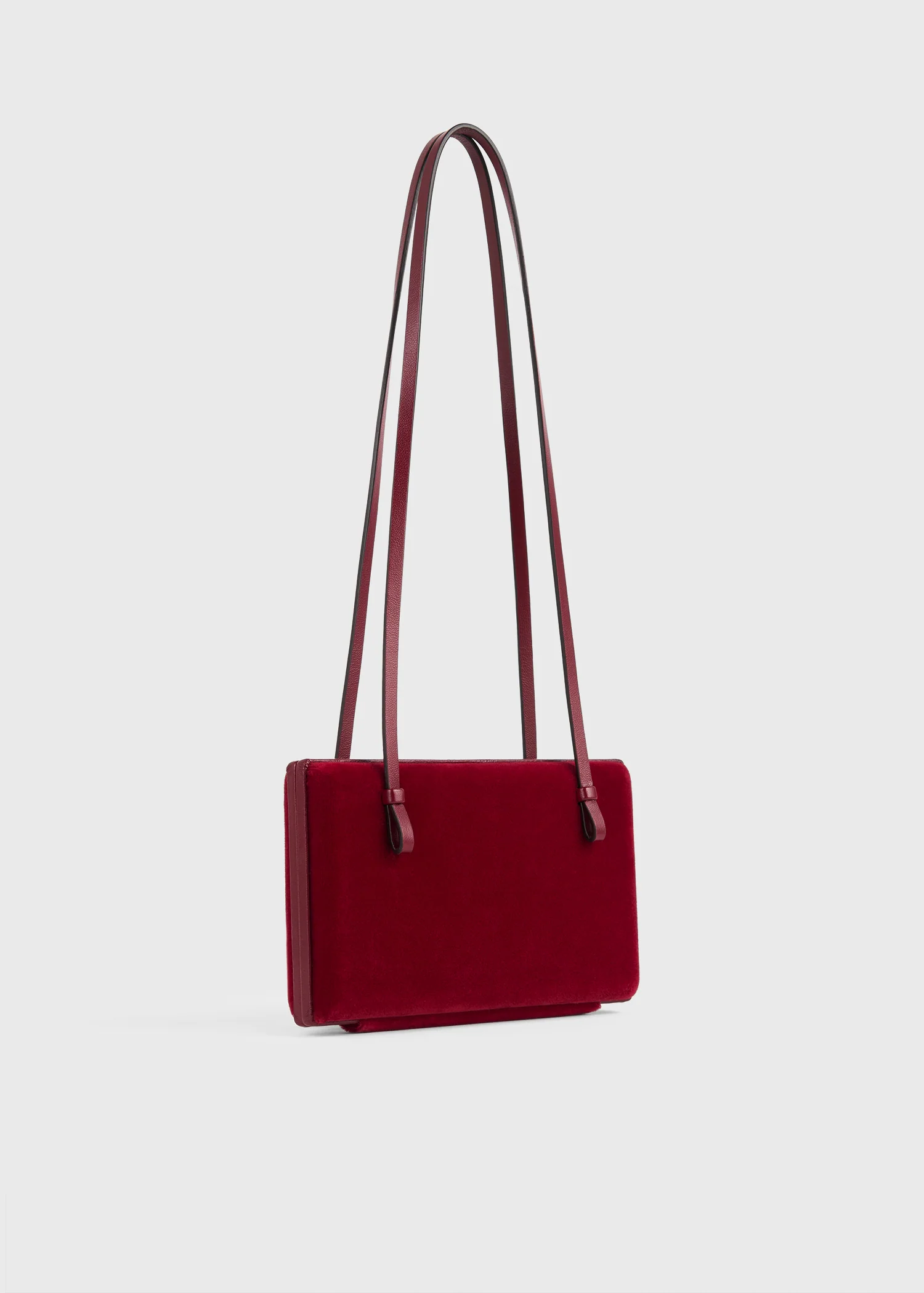 Cocktail velvet bag red - Image 4
