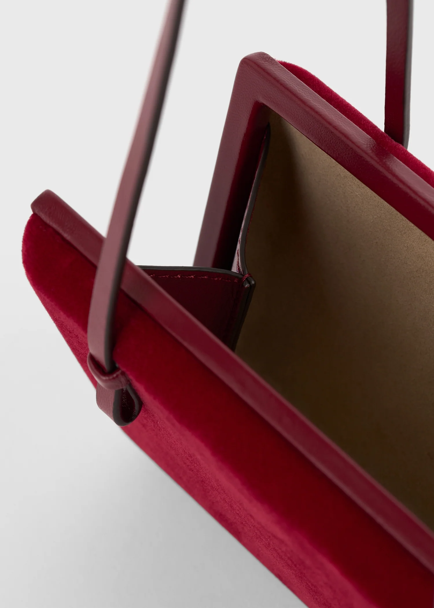 Cocktail velvet bag red - Image 7