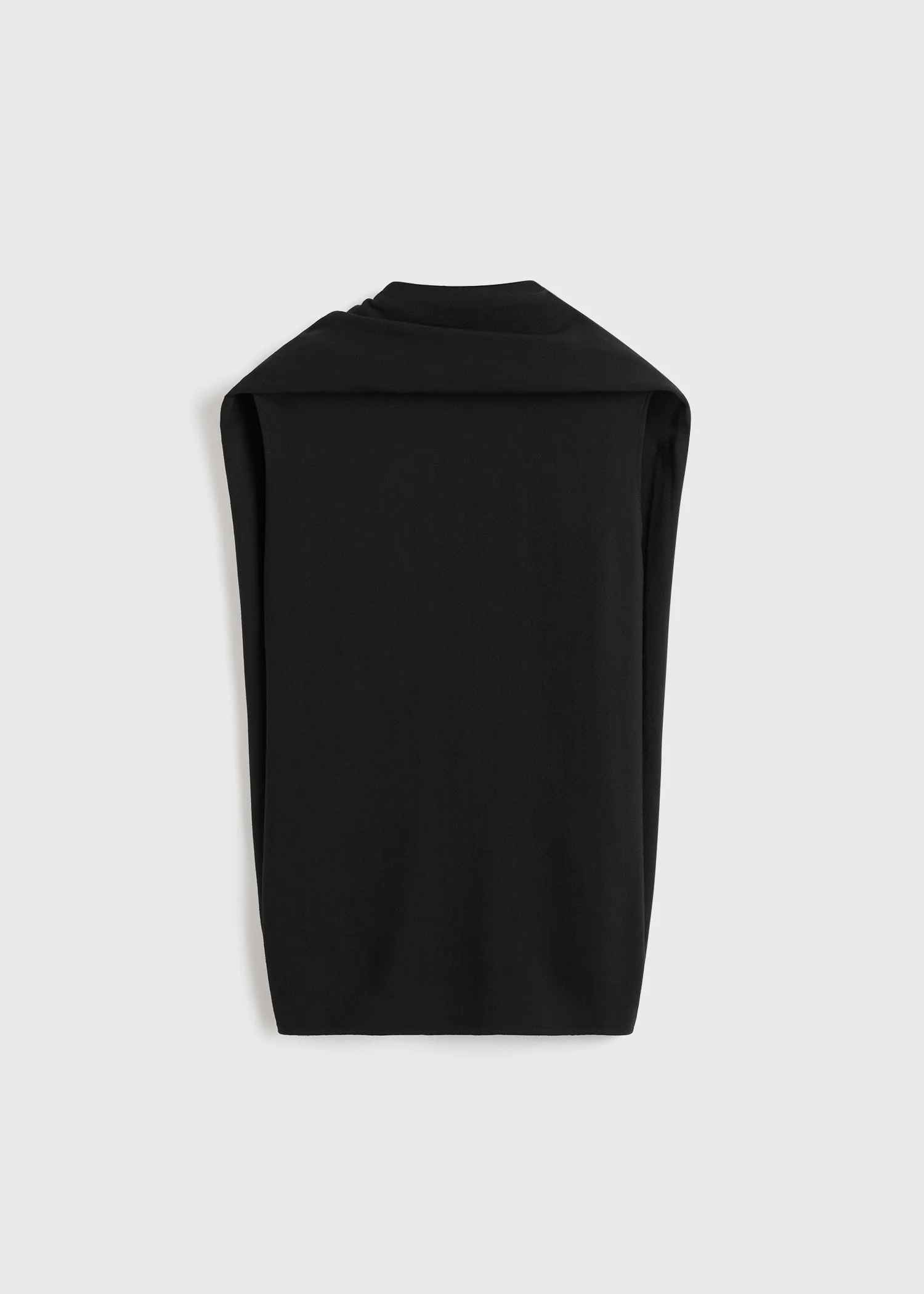 Cocoon cape blouse black - Image 5