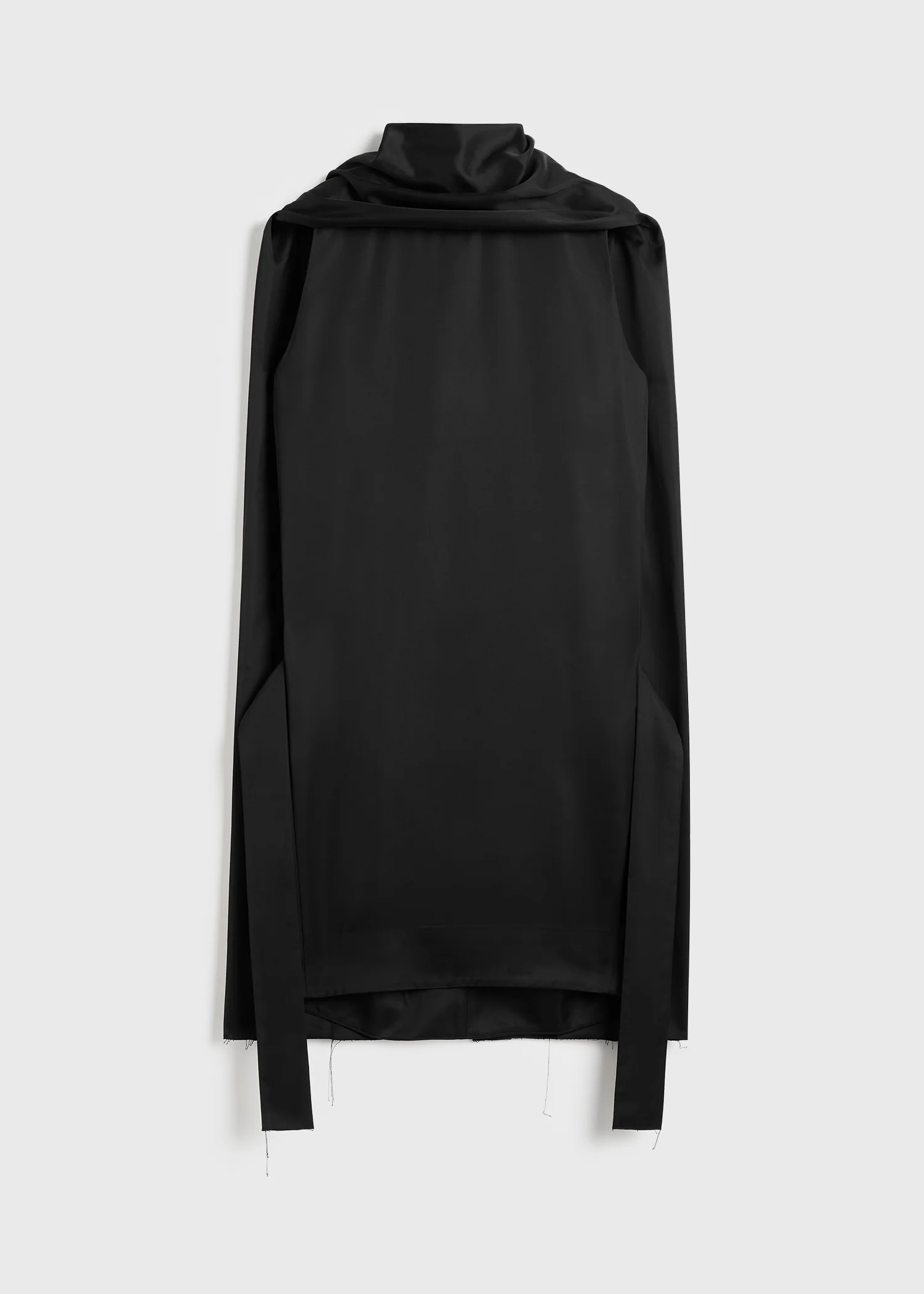 Cocoon scarf dress black - Image 6